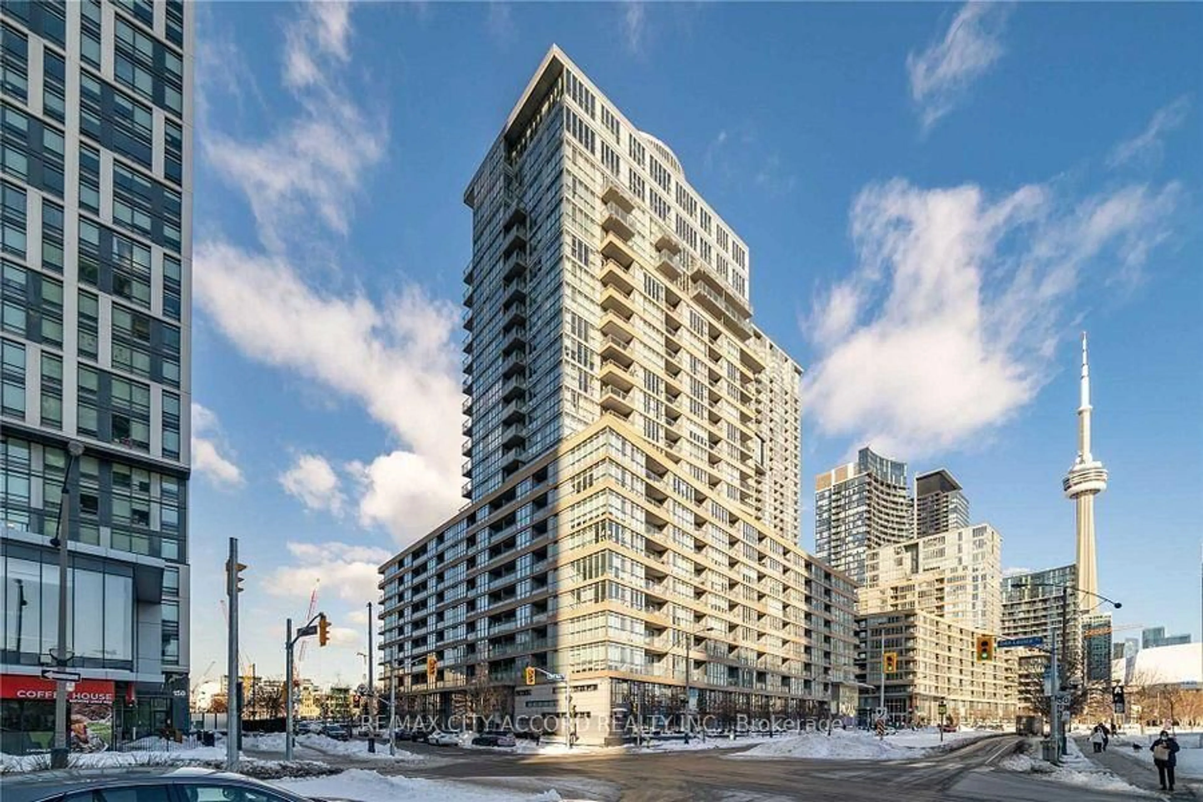 Patio, building for 151 Dan Leckie Way #536, Toronto Ontario M5V 4B2