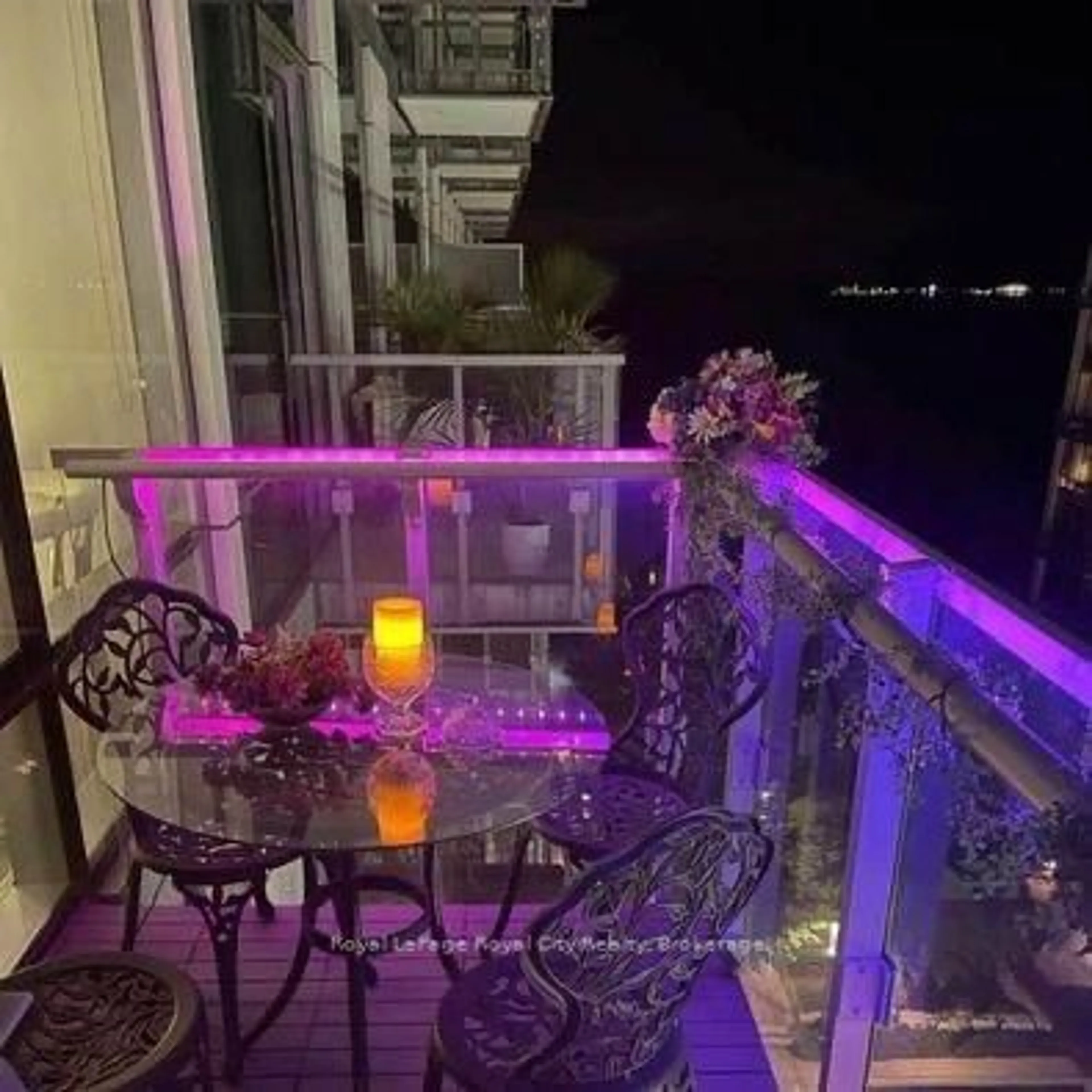 Balcony in the apartment, water/lake/river/ocean view for 39 Queens Quay #830, Toronto Ontario M5E 0A5