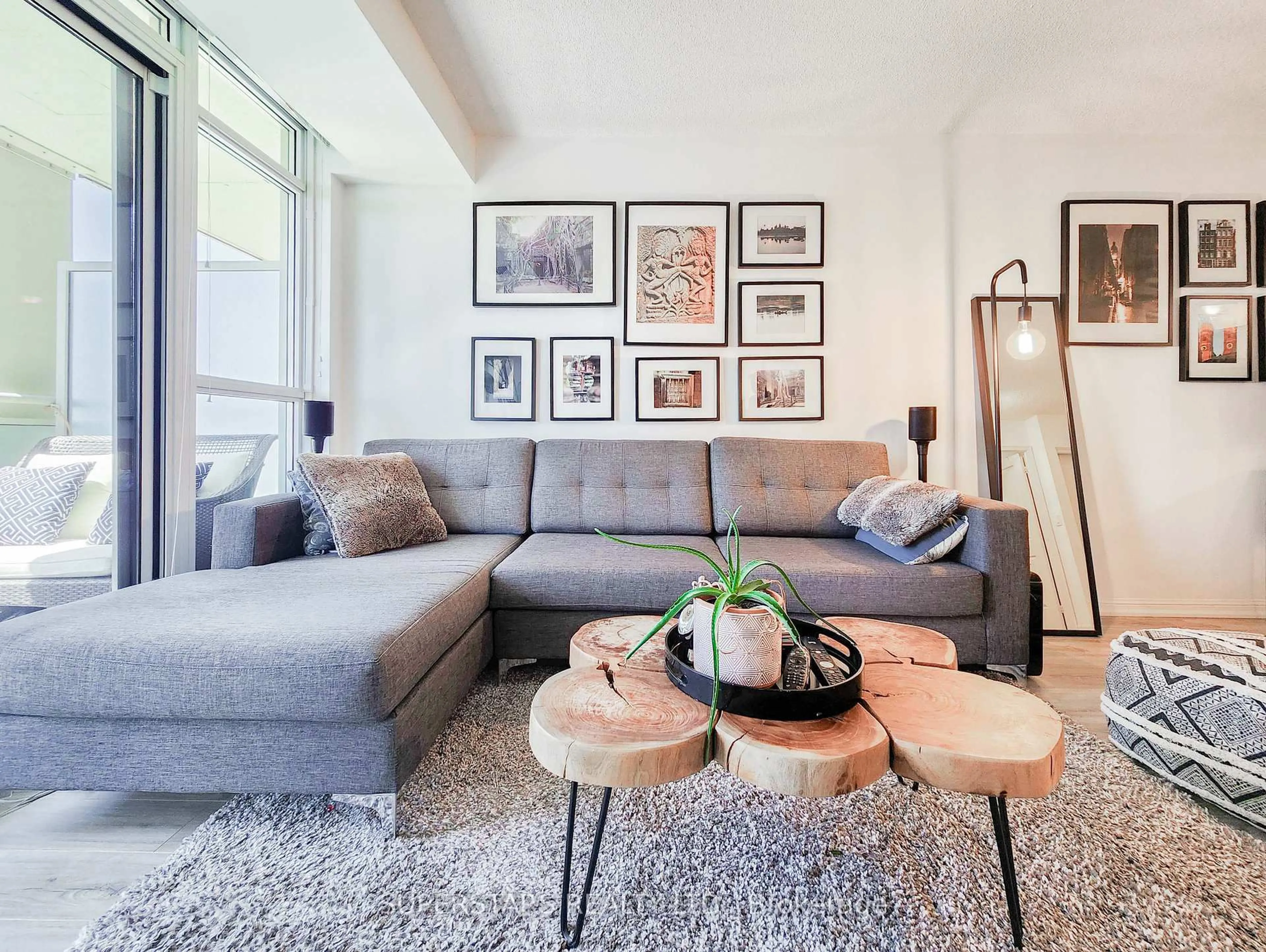 Living room with furniture, unknown for 35 Bastion St #1713, Toronto Ontario M5V 0C2