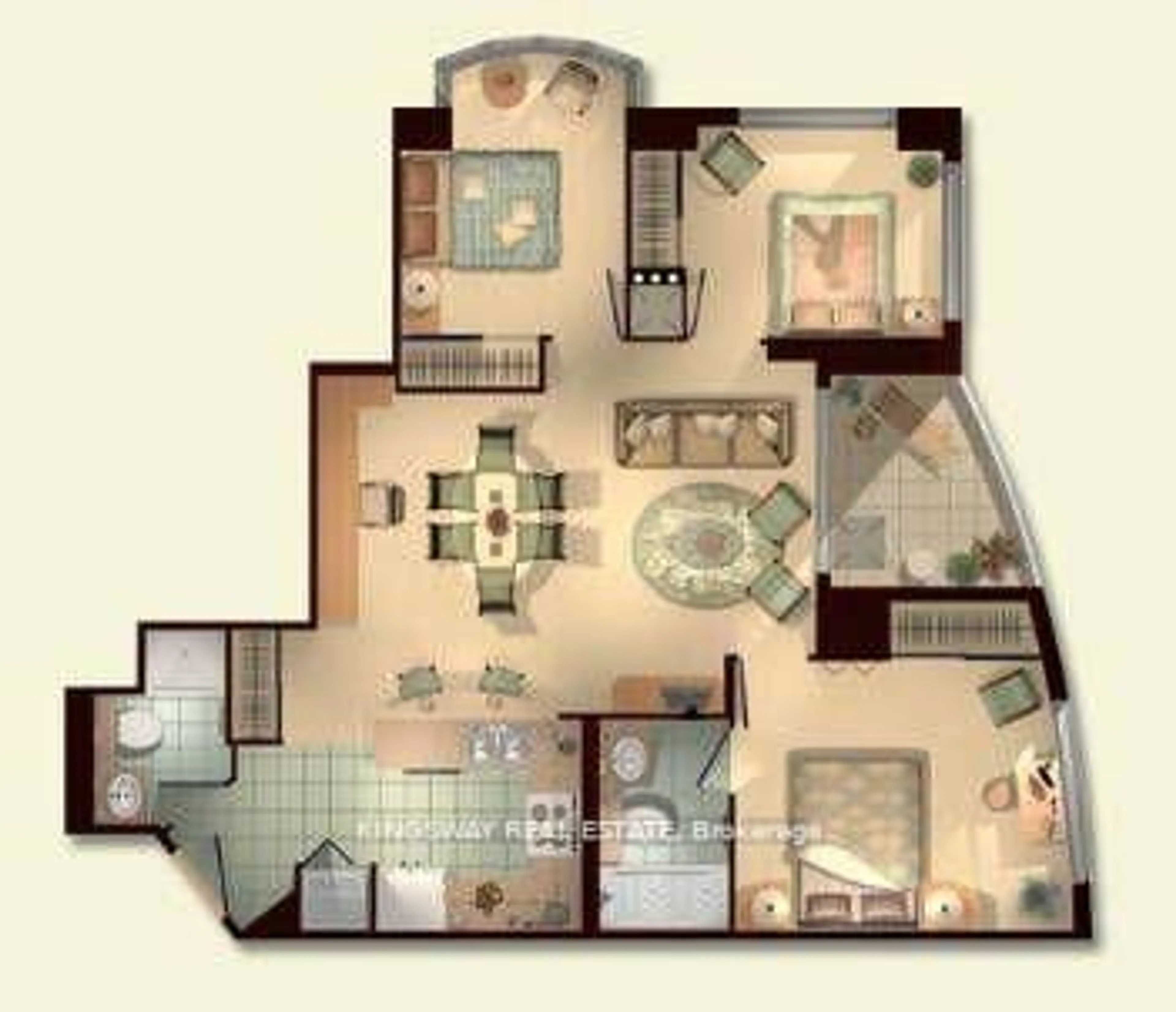 Floor plan for 7 Lorraine Dr #812, Toronto Ontario M2N 7H2