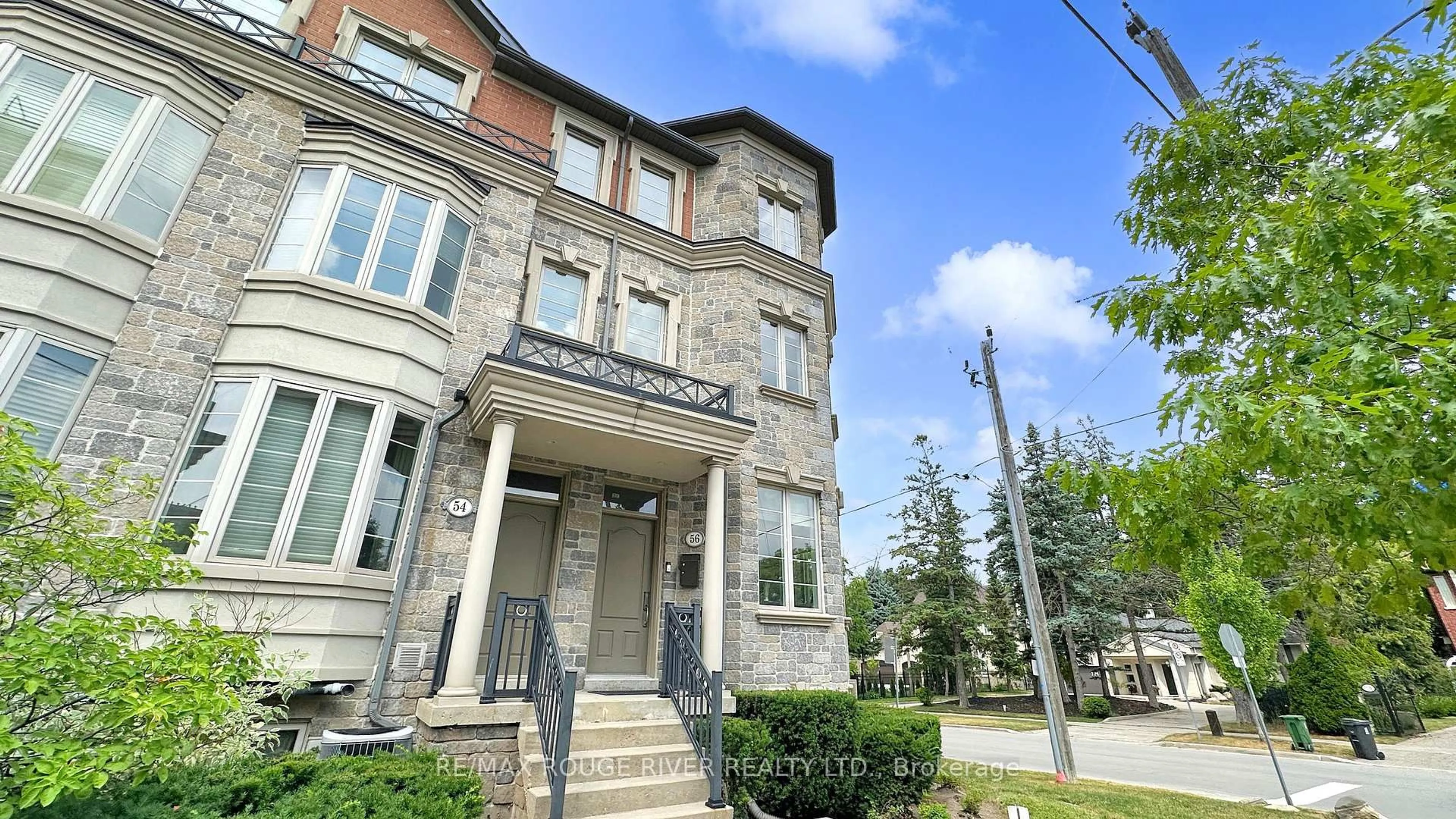 Home with brick exterior material, street for 56 Clairtrell Rd, Toronto Ontario M2N 5J6