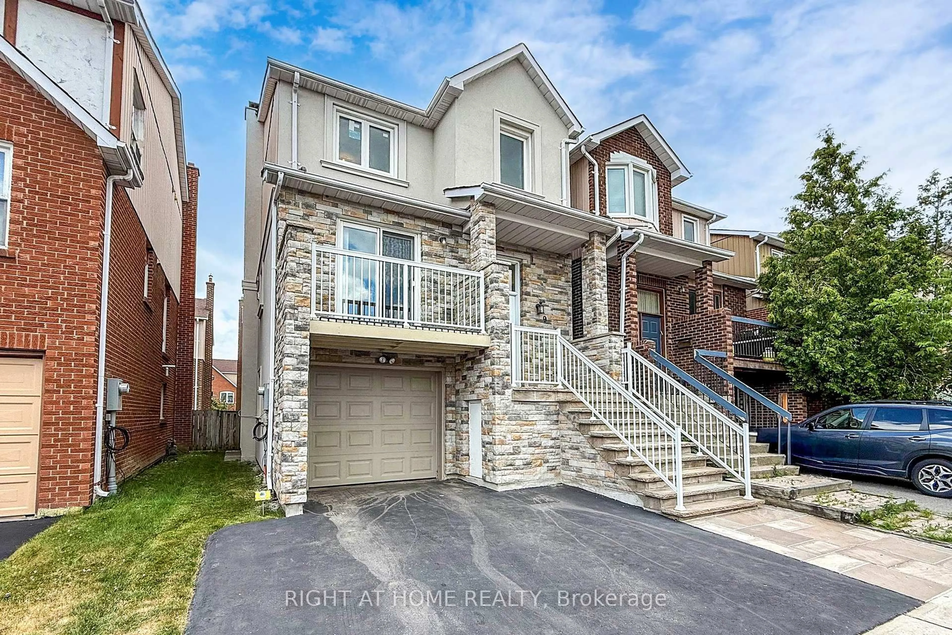 Home with brick exterior material, street for 9 Festival Dr, Toronto Ontario M2R 3T9