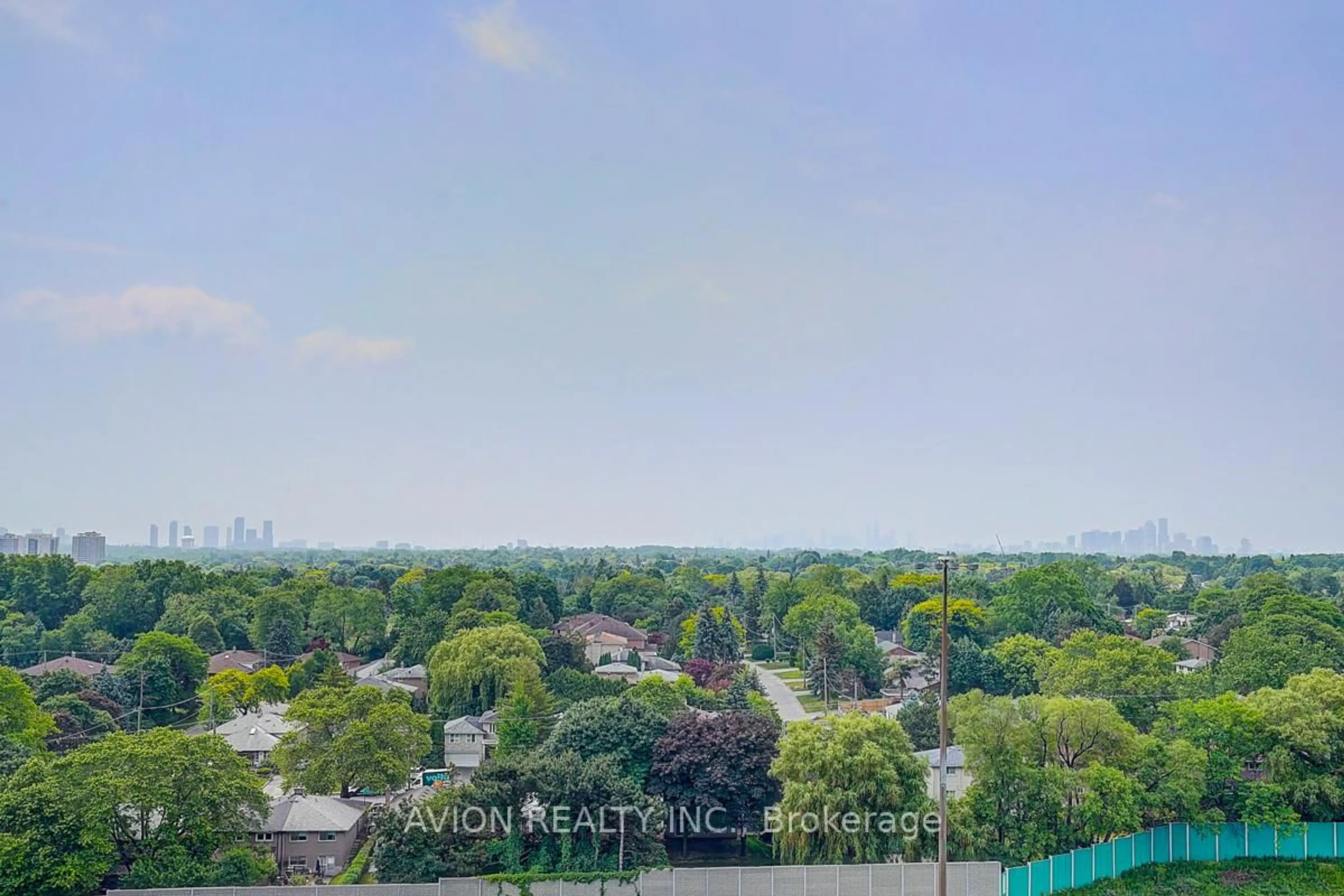 A pic from outside/outdoor area/front of a property/back of a property/a pic from drone, city buildings view from balcony for 115 Mcmahon Dr #1511, Toronto Ontario M2K 0A4