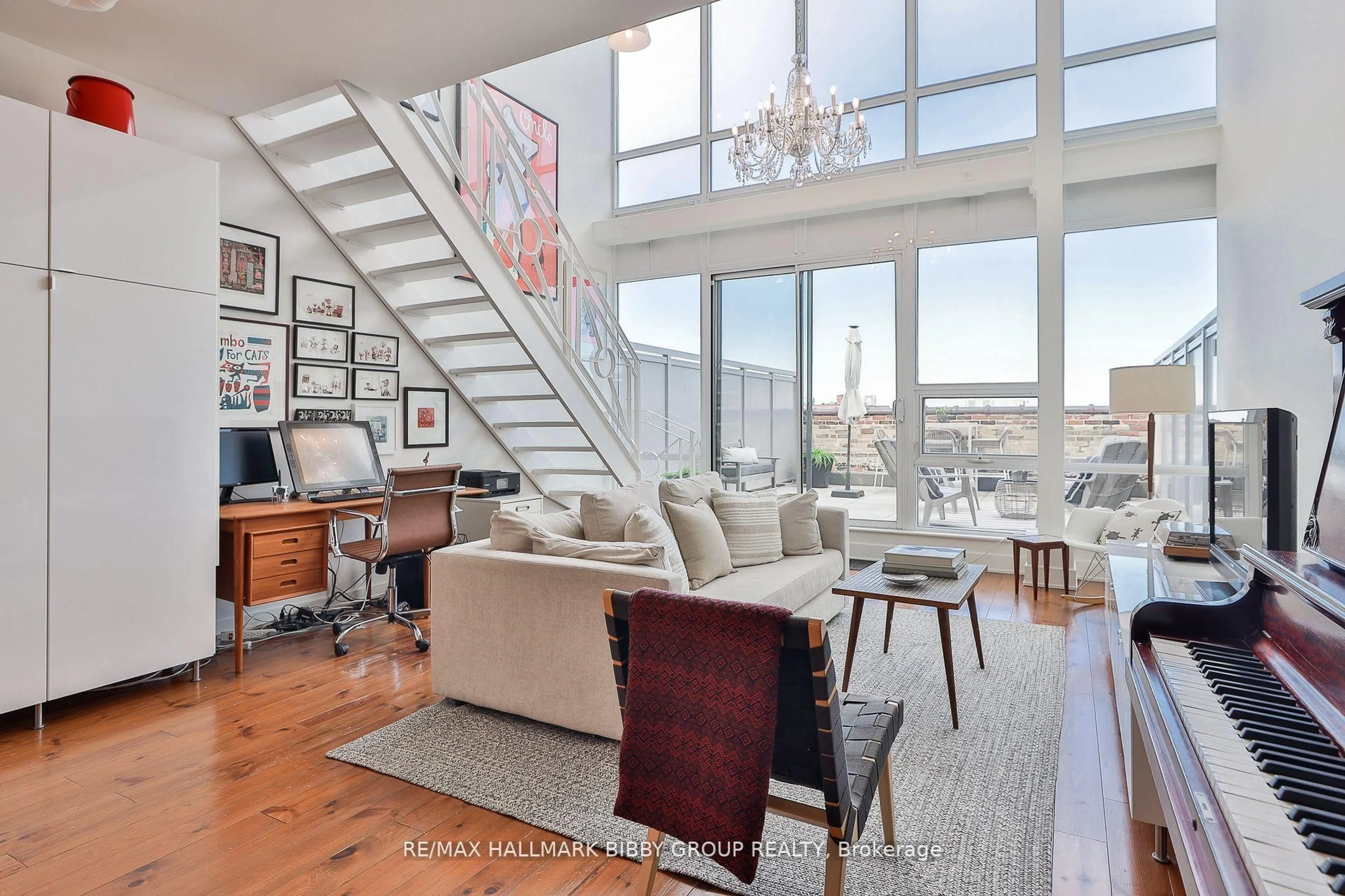 Living room with furniture, unknown for 183 Dovercourt Rd #Ph9, Toronto Ontario M6J 3C1