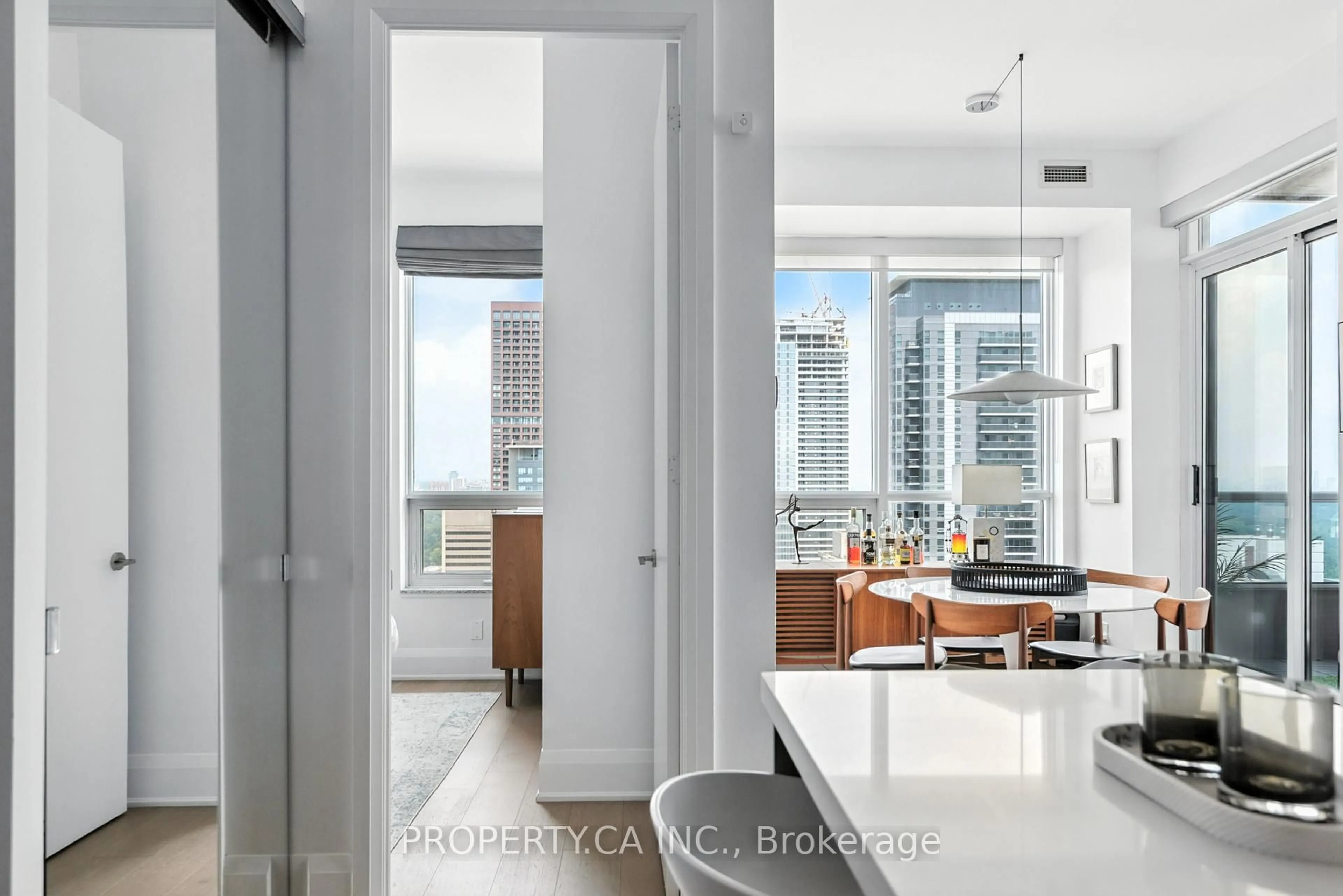 Open concept kitchen, unknown for 500 Sherbourne St #3202, Toronto Ontario M4X 1L1