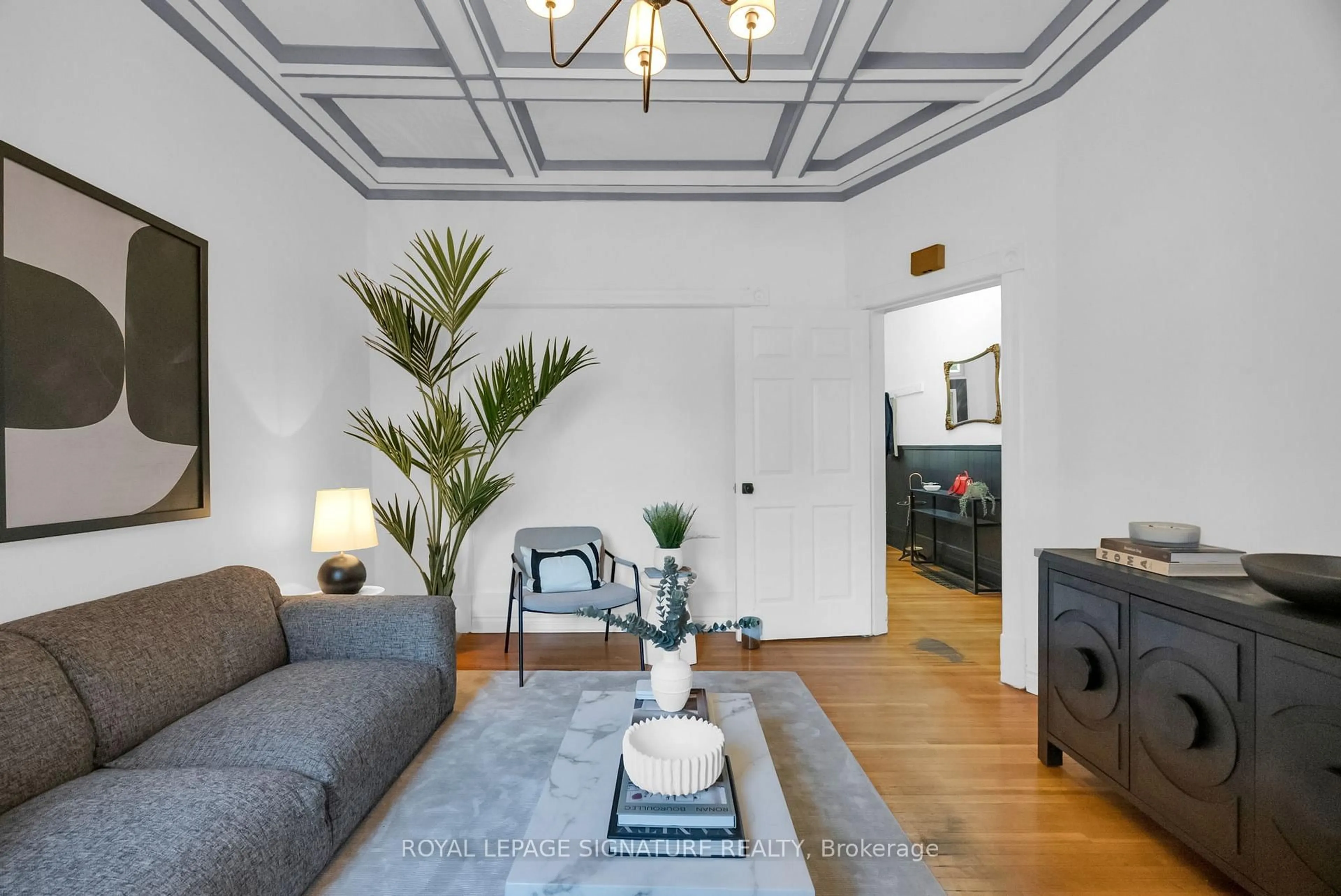 Living room with furniture, unknown for 8 Grove Ave, Toronto Ontario M6J 3B6
