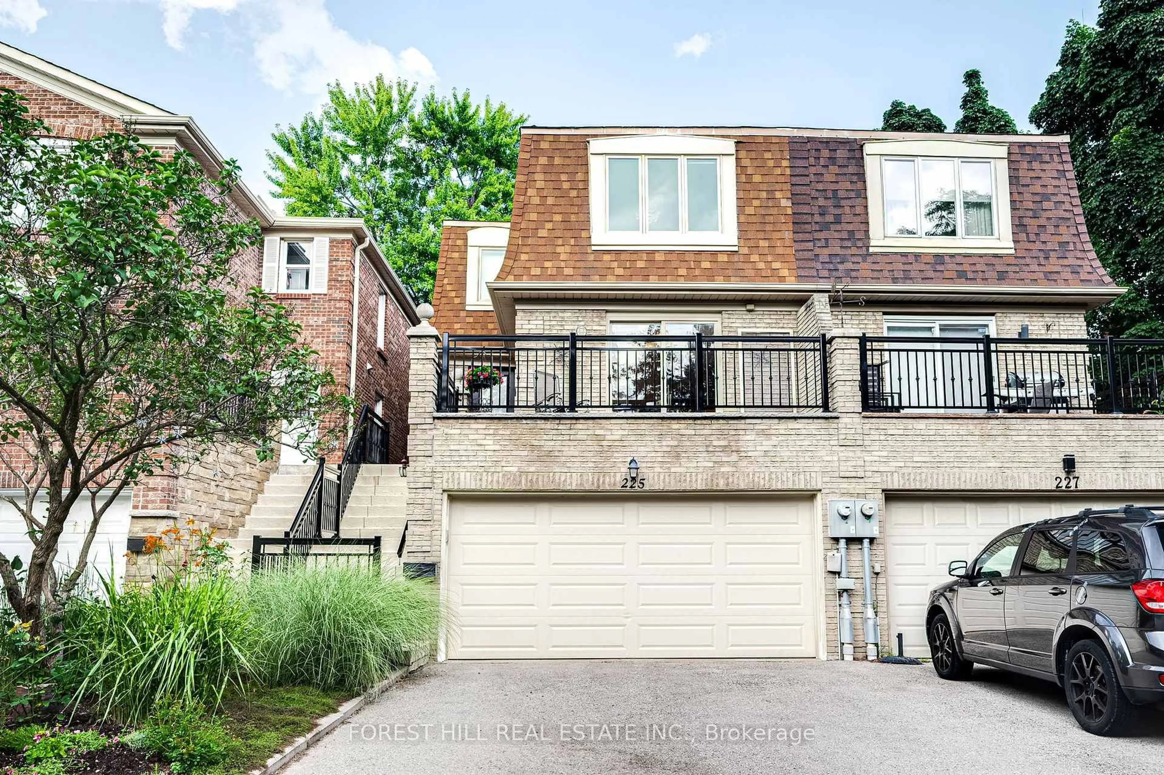 Home with brick exterior material, street for 225 Hidden Tr, Toronto Ontario M2R 3T3