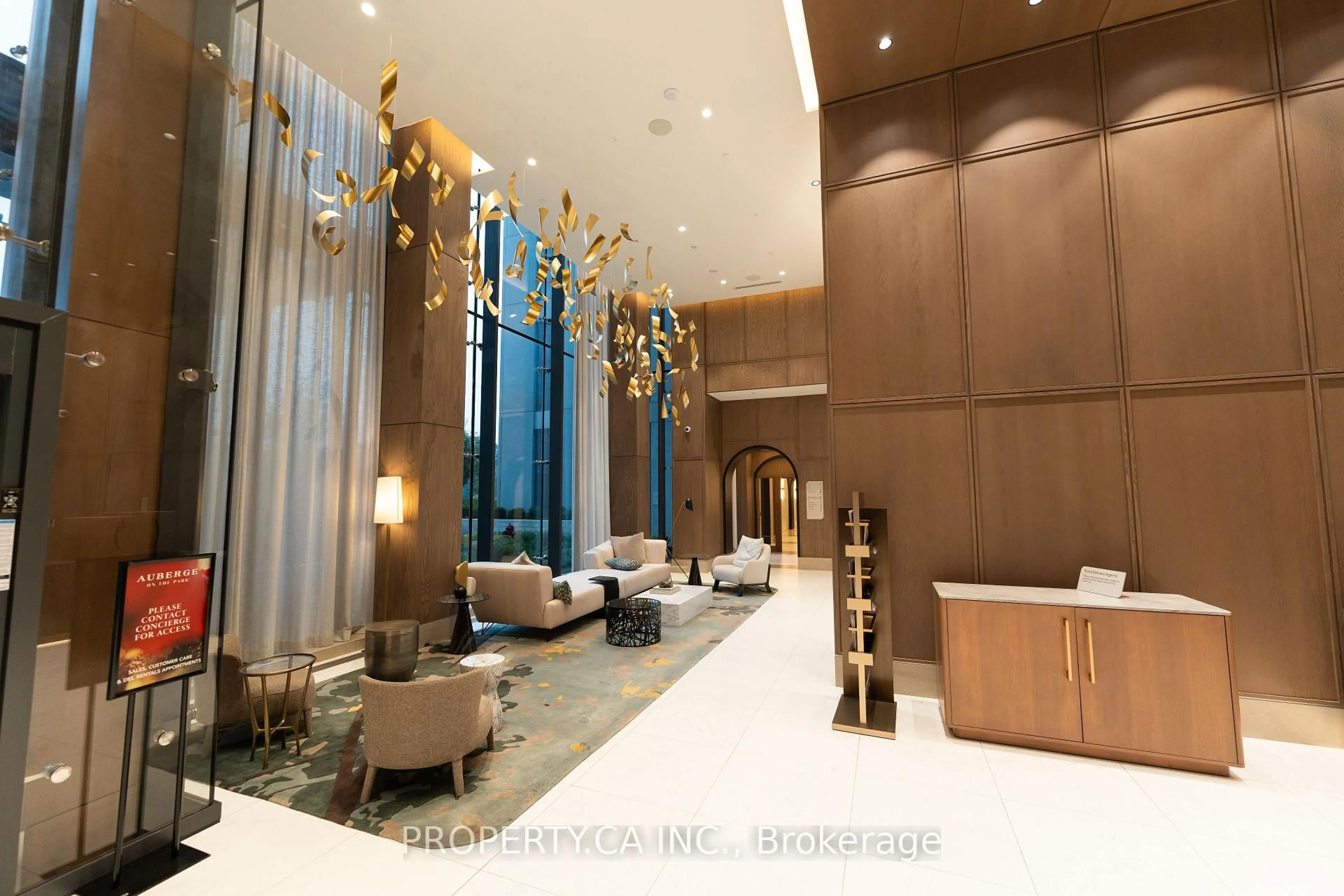 Lobby for 30 Inn on the Park Dr #3104, Toronto Ontario M3C 0P7