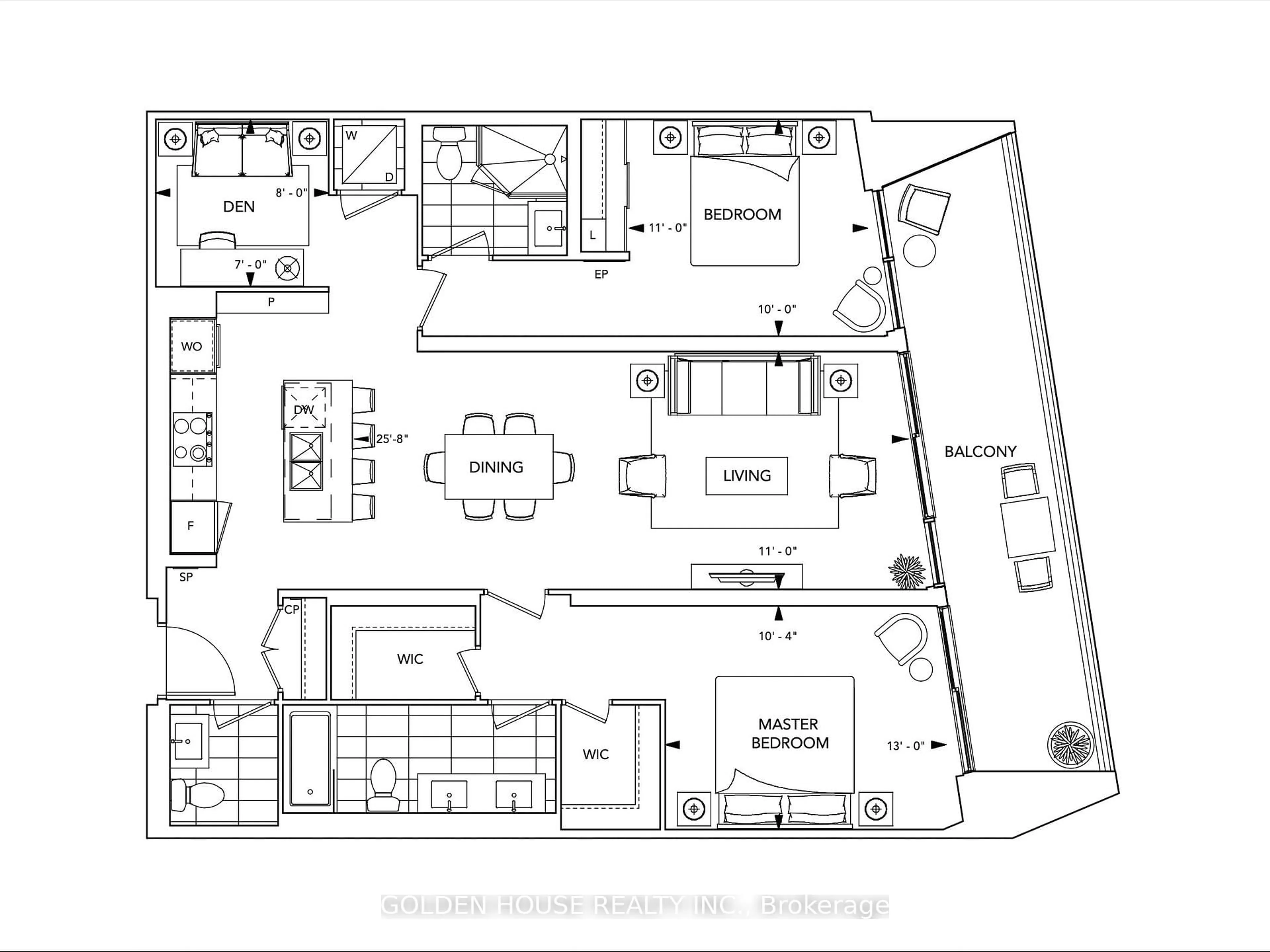 Floor plan for 118 Merchants' Wharf #702, Toronto Ontario M5A 0L3