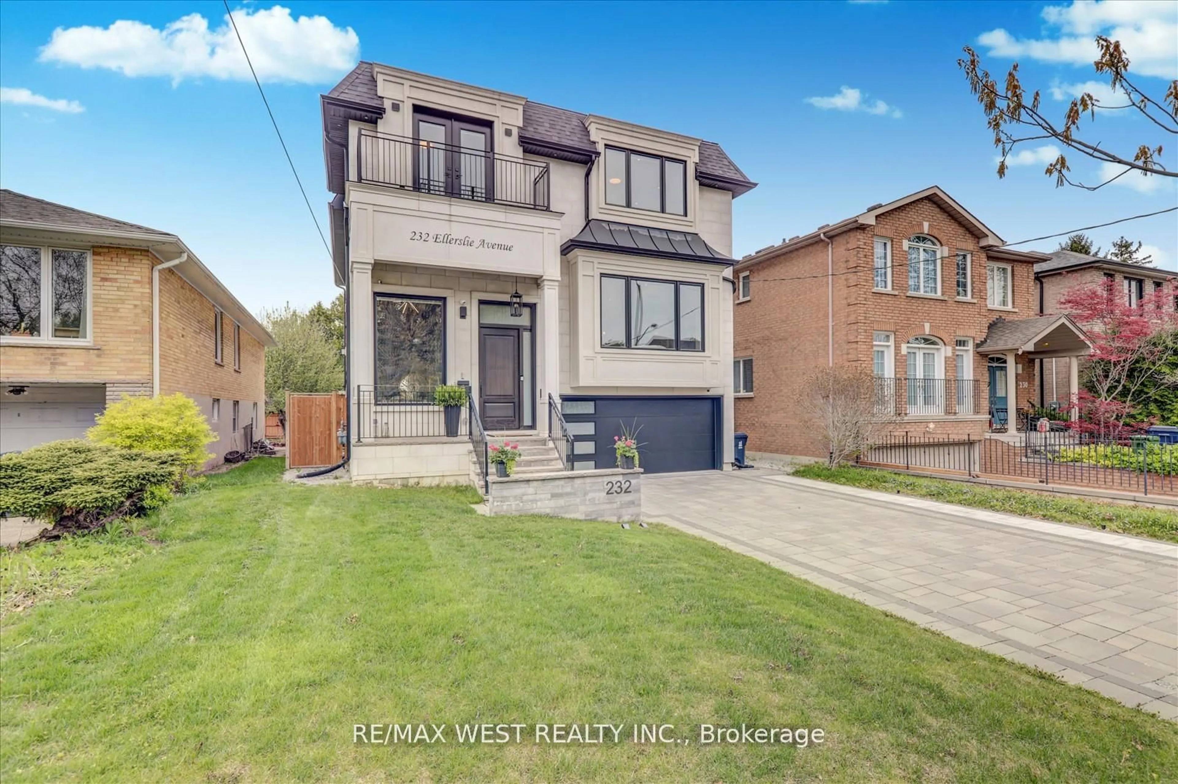 Home with brick exterior material, street for 232 Ellerslie Ave, Toronto Ontario M2N 1Y4
