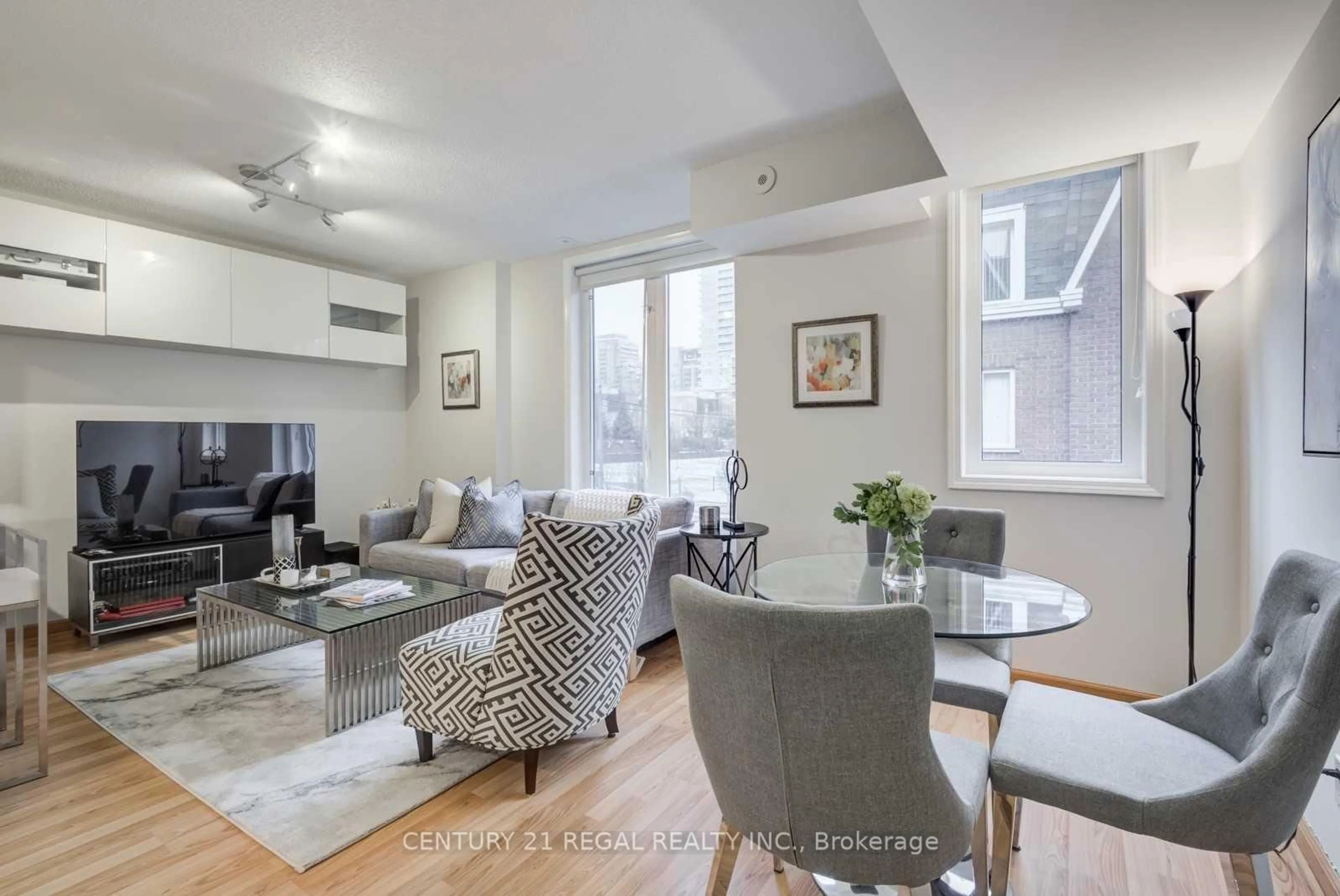 Living room with furniture, unknown for 26 Douro St #329, Toronto Ontario M6K 3M4