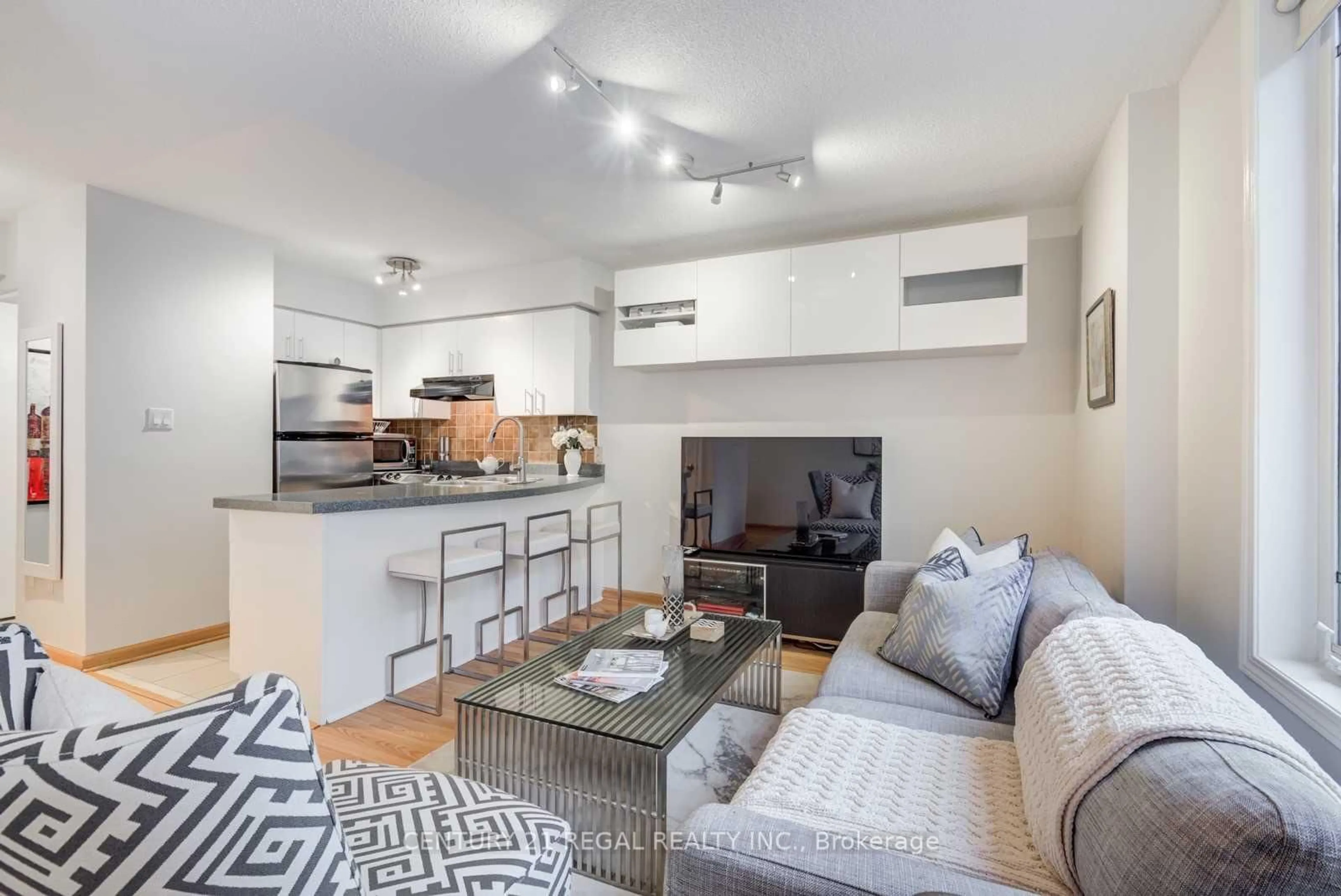 Living room with furniture, unknown for 26 Douro St #329, Toronto Ontario M6K 3M4