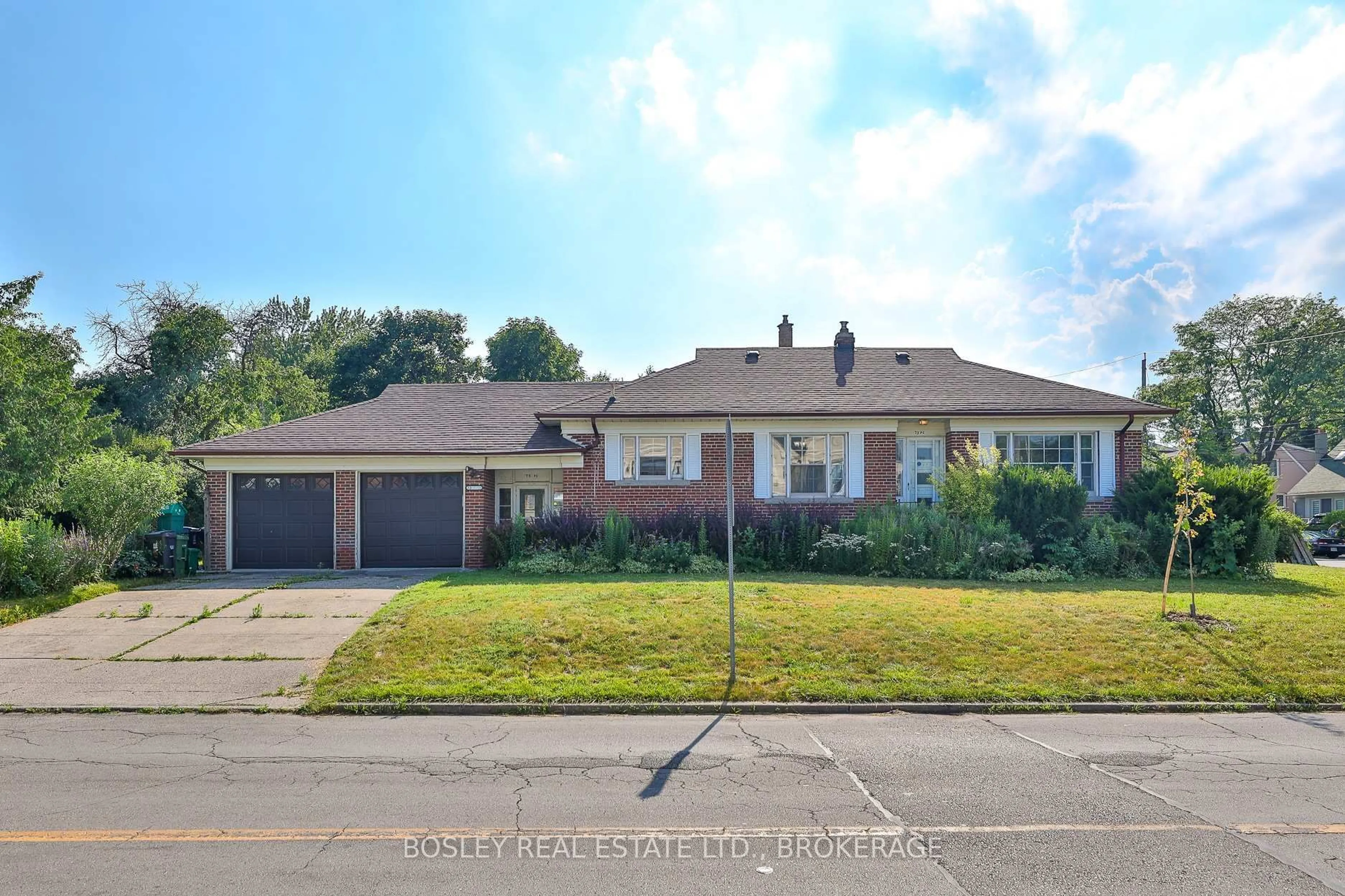 Home with brick exterior material, street for 73 Prince Charles Dr, Toronto Ontario M6A 2H4