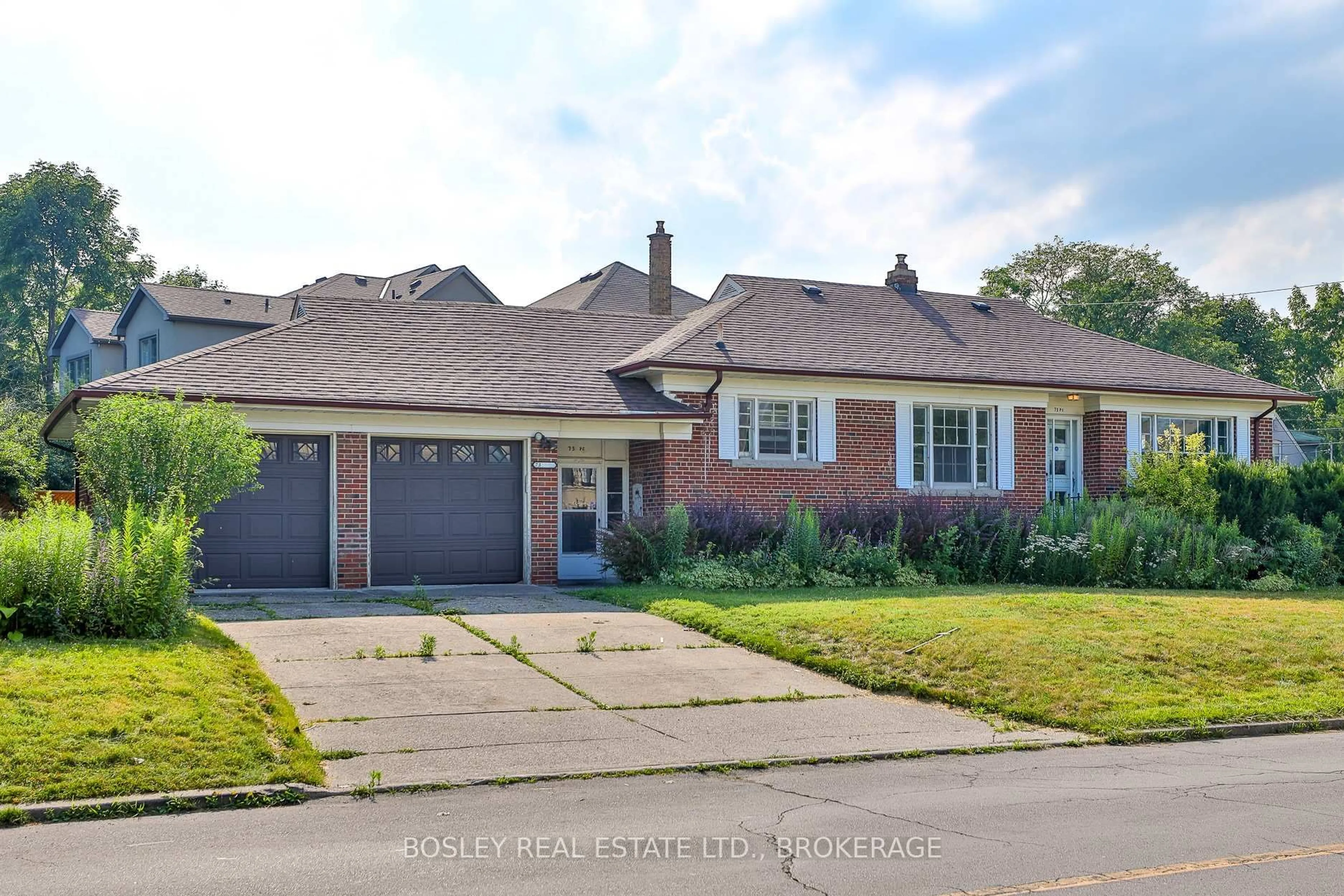 Home with brick exterior material, street for 73 Prince Charles Dr, Toronto Ontario M6A 2H4