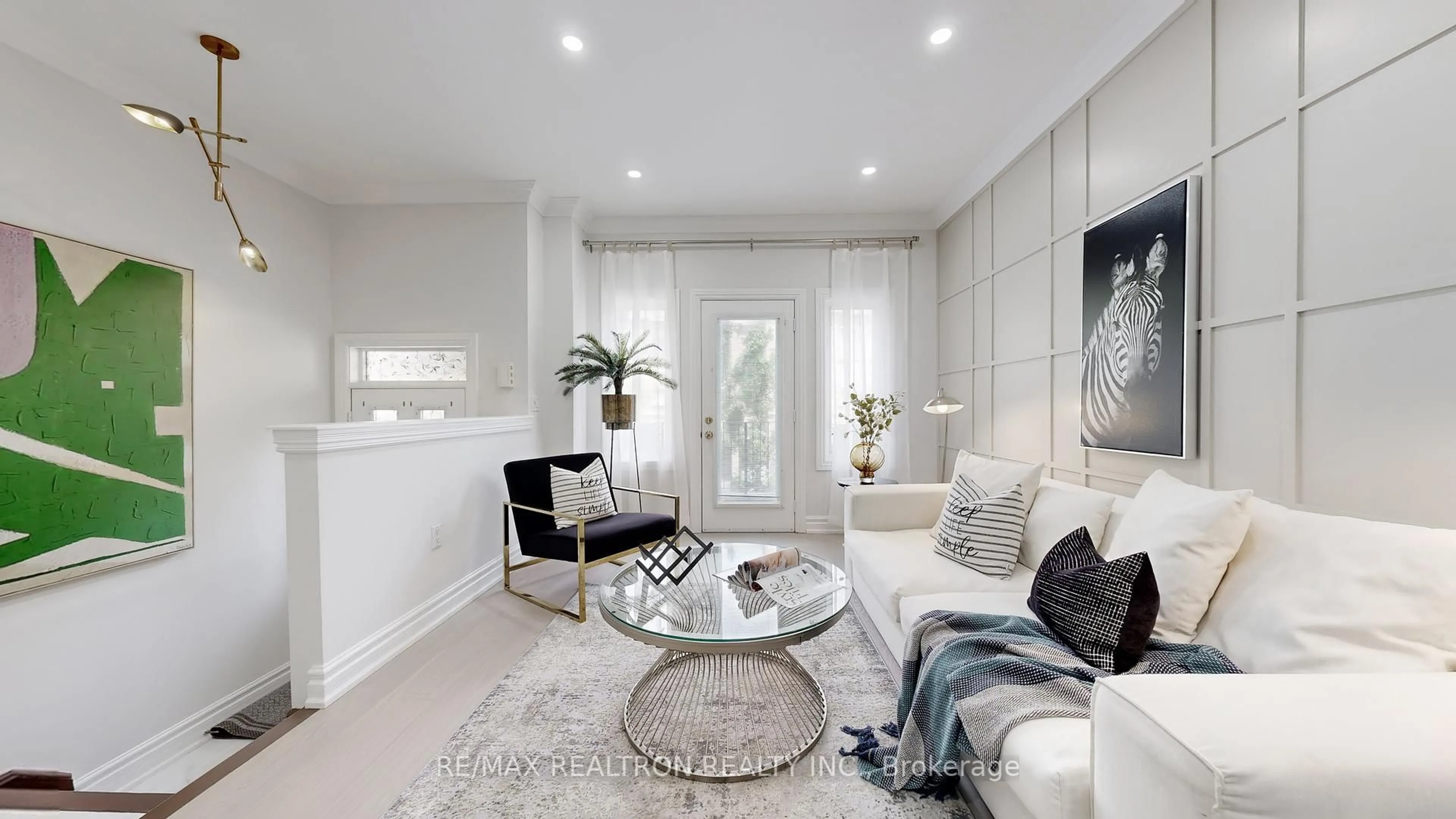 Living room with furniture, unknown for 37 William Poole Way, Toronto Ontario M2N 7A6