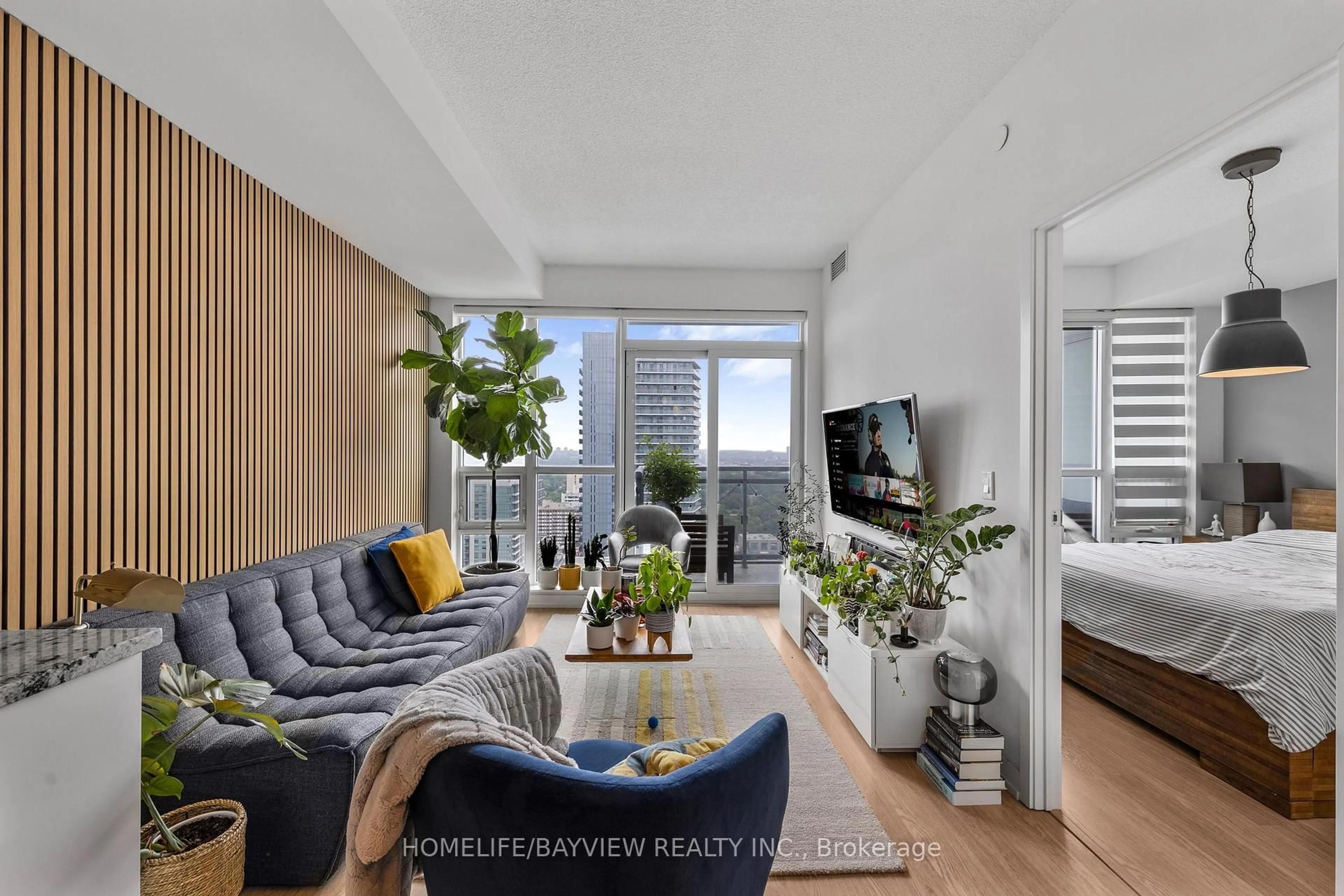 Living room with furniture, unknown for 98 Lillian St #2316, Toronto Ontario M4S 0A5