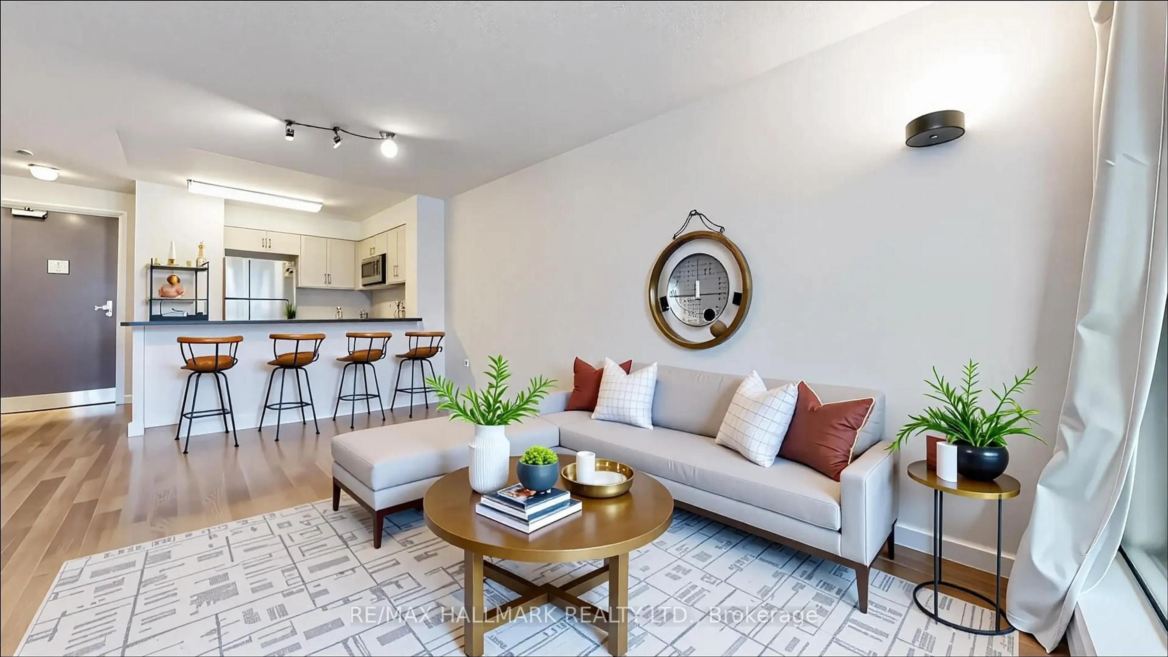 Living room with furniture, unknown for 30 Grand Trunk Cres #3205, Toronto Ontario M5J 3A4