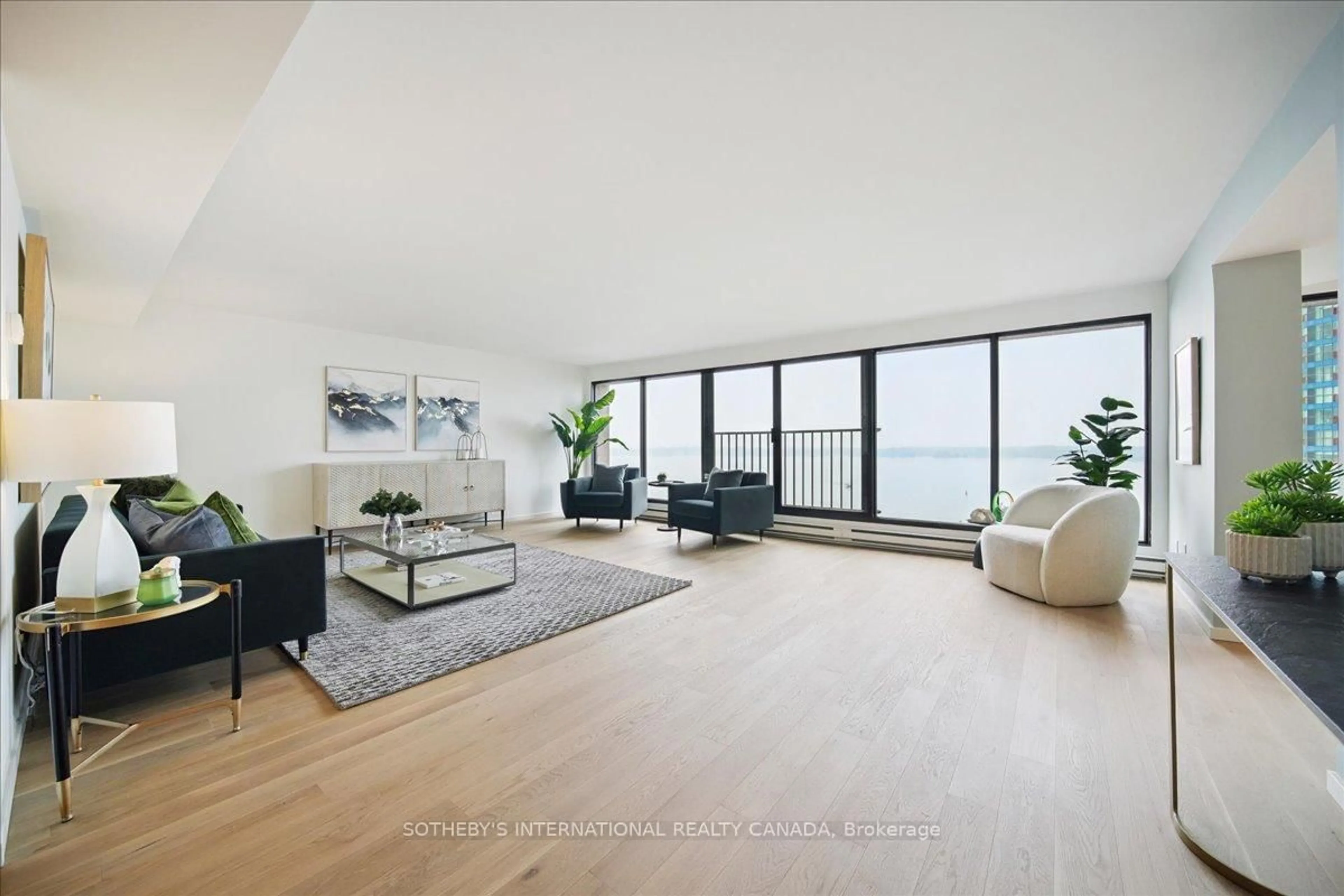 Living room with furniture, unknown for 65 Harbour Sq #1110, Toronto Ontario M5J 2L4