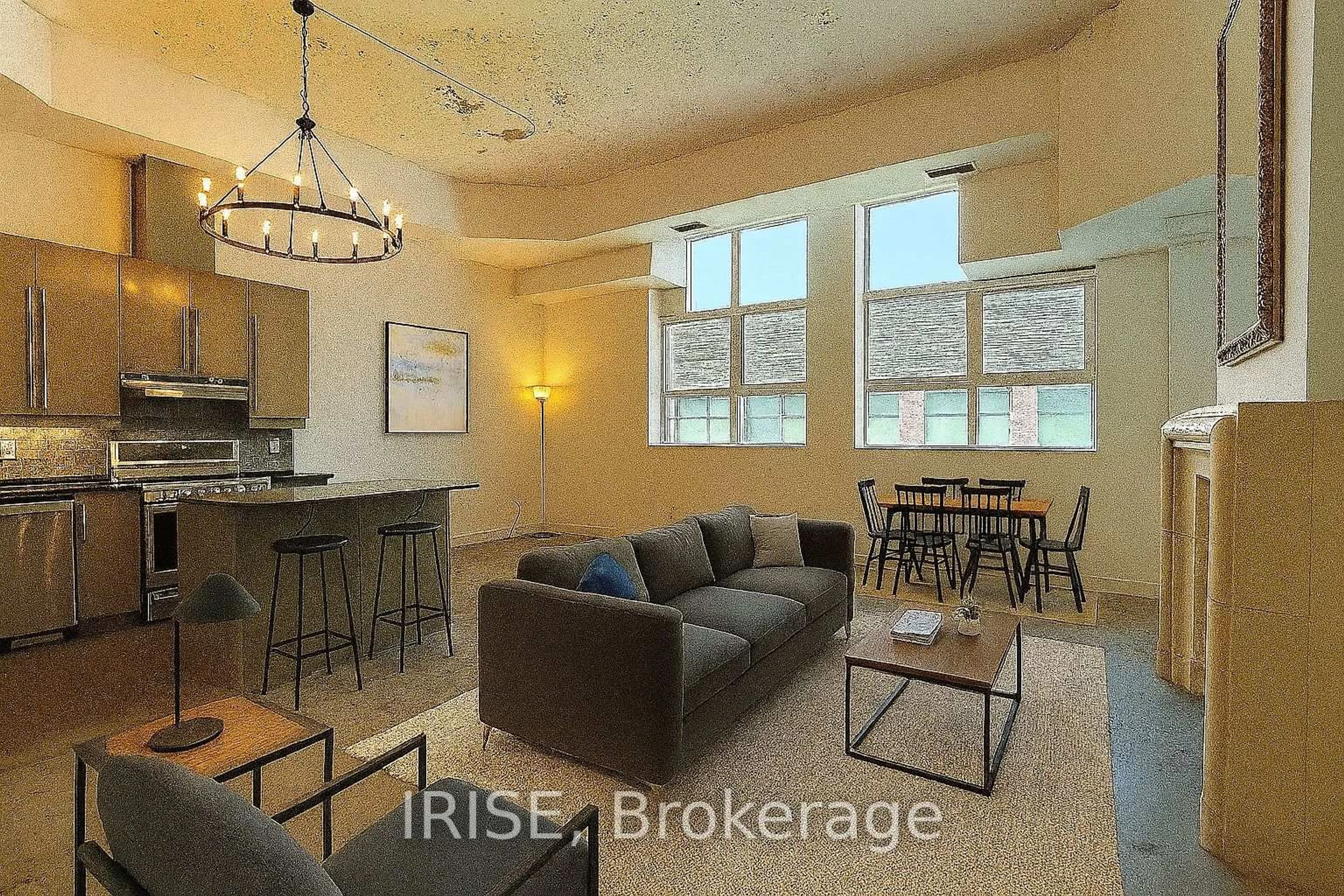 Living room with furniture, unknown for 155 Dalhousie St #939, Toronto Ontario M5B 2P7