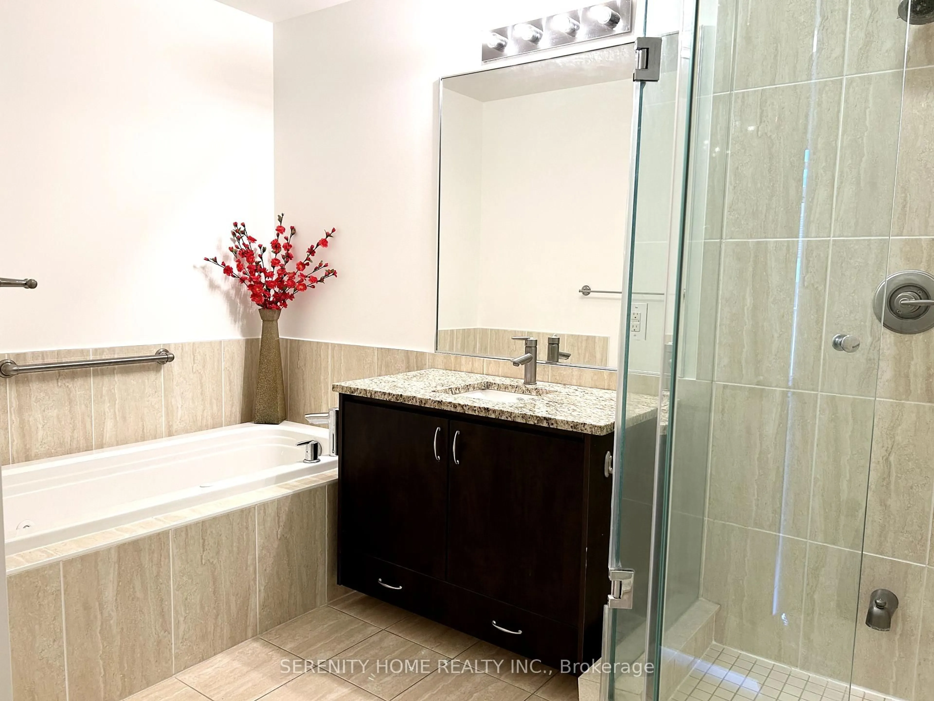 Standard bathroom, ceramic/tile floor for 85 The Donway Way #Ph 1201, Toronto Ontario M3C 0L9