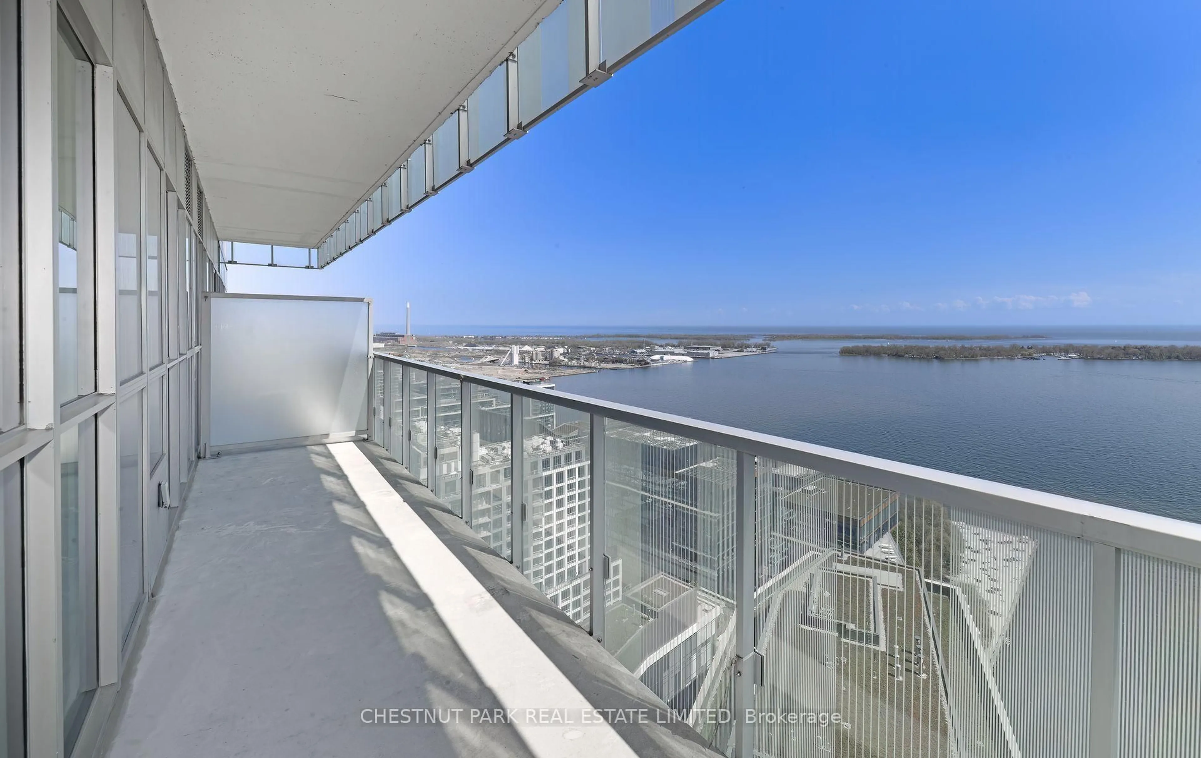Balcony in the apartment, water/lake/river/ocean view for 15 Lower Jarvis St #3005, Toronto Ontario M5E 1R7