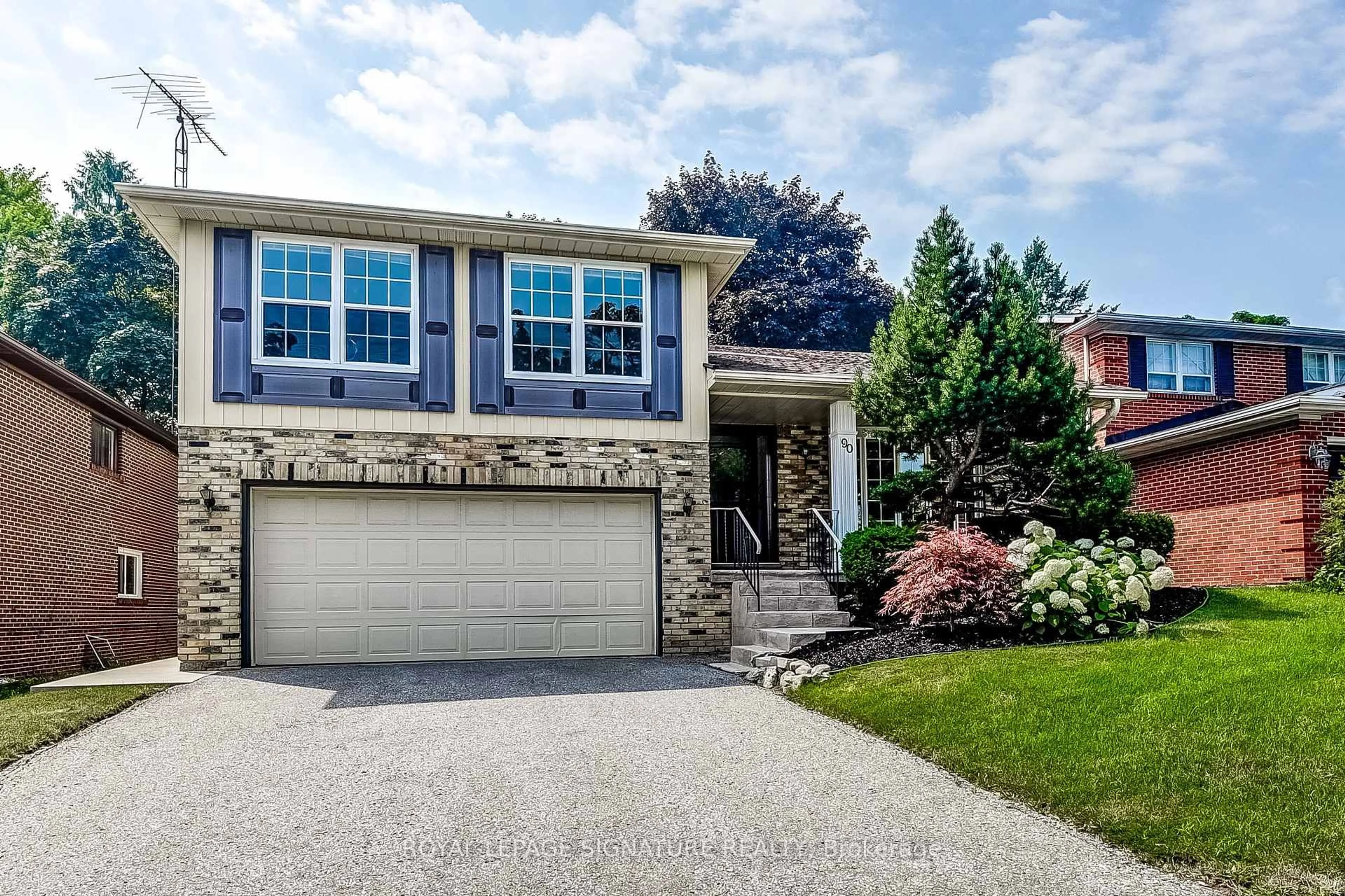 Home with brick exterior material, street for 90 Whitehorn Cres, Toronto Ontario M2J 3B2