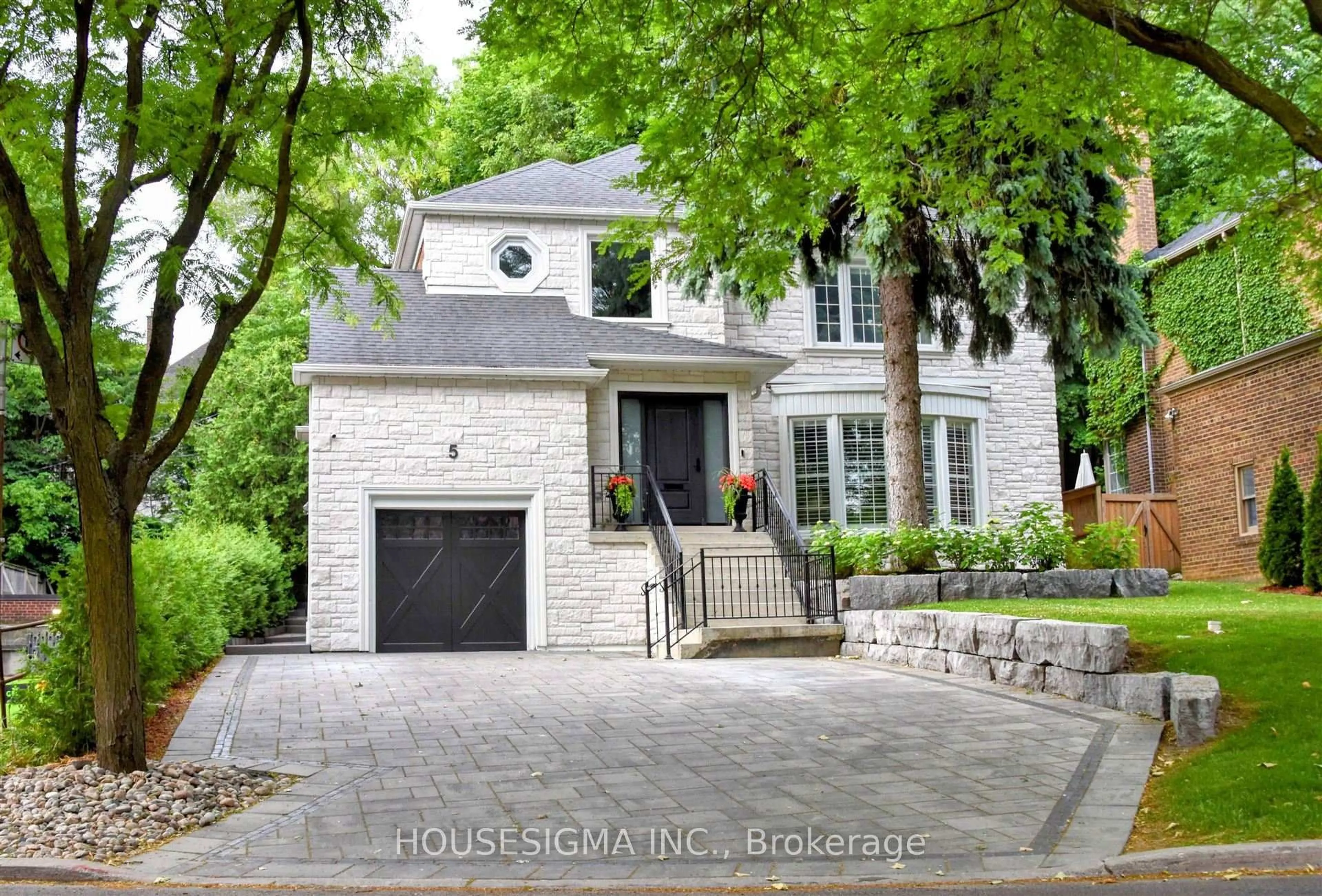 Home with brick exterior material, street for 5 Ridge Hill Dr, Toronto Ontario M6C 2J2