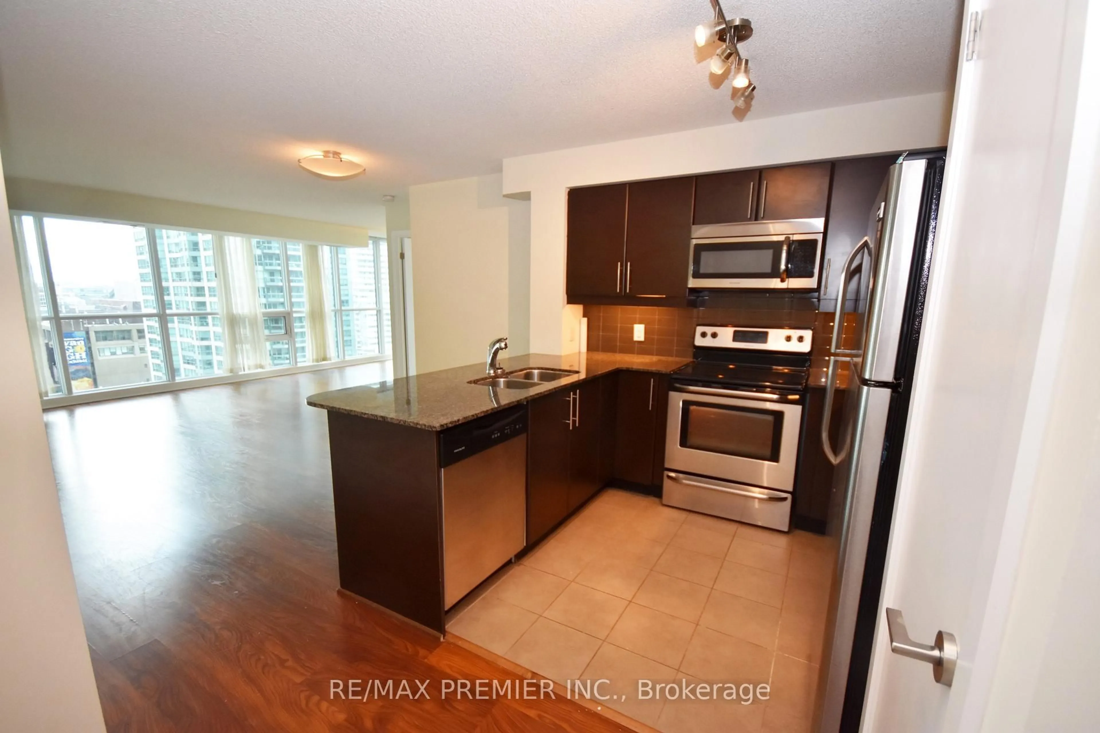 Standard kitchen, unknown for 33 Bay St #1208, Toronto Ontario M5J 2Z3