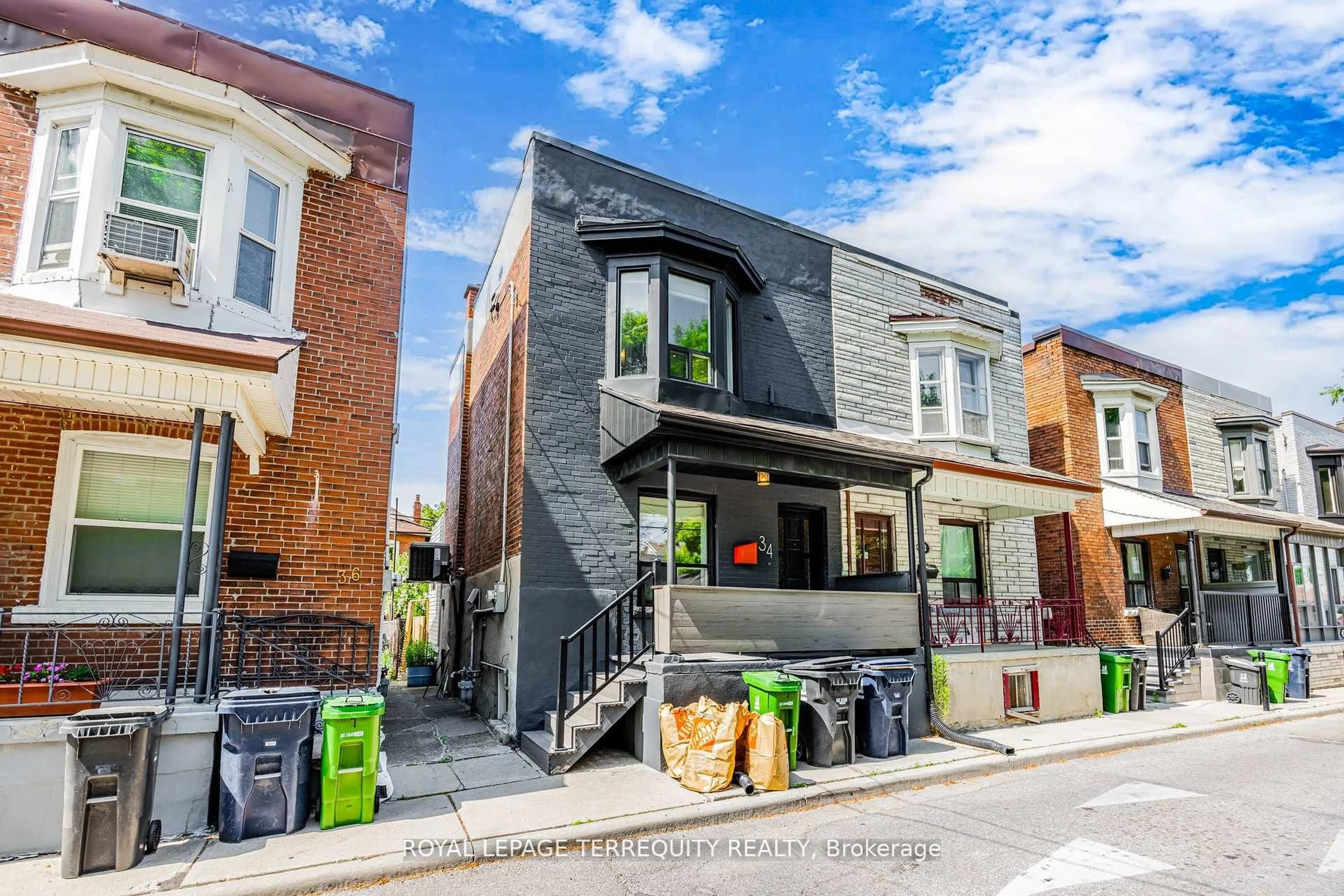 Home with brick exterior material, street for 34 O'Leary Ave, Toronto Ontario M6E 1L4