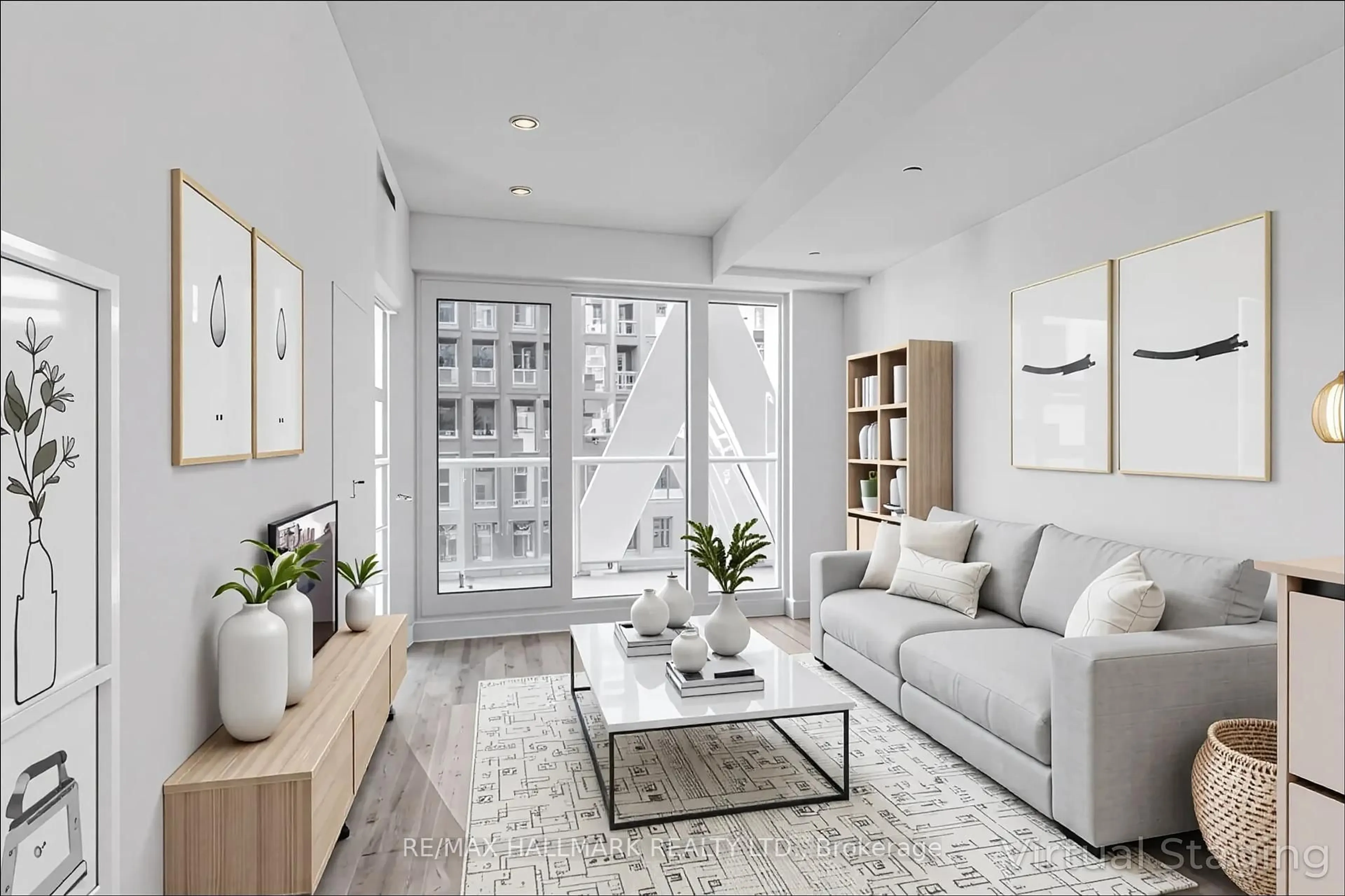 Living room with furniture, unknown for 230 Simcoe St #2411, Toronto Ontario M5T 0E2