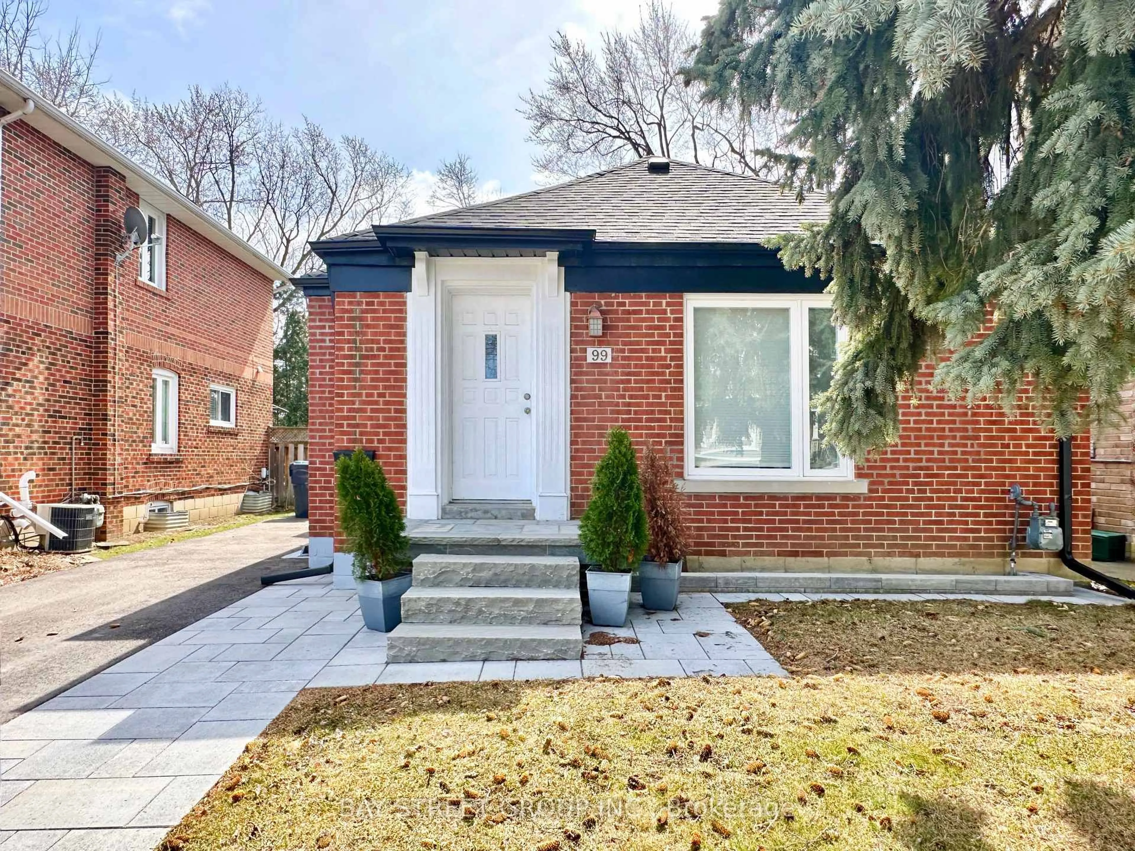 Home with brick exterior material, street for 99 Park Home Ave, Toronto Ontario M2N 1W7