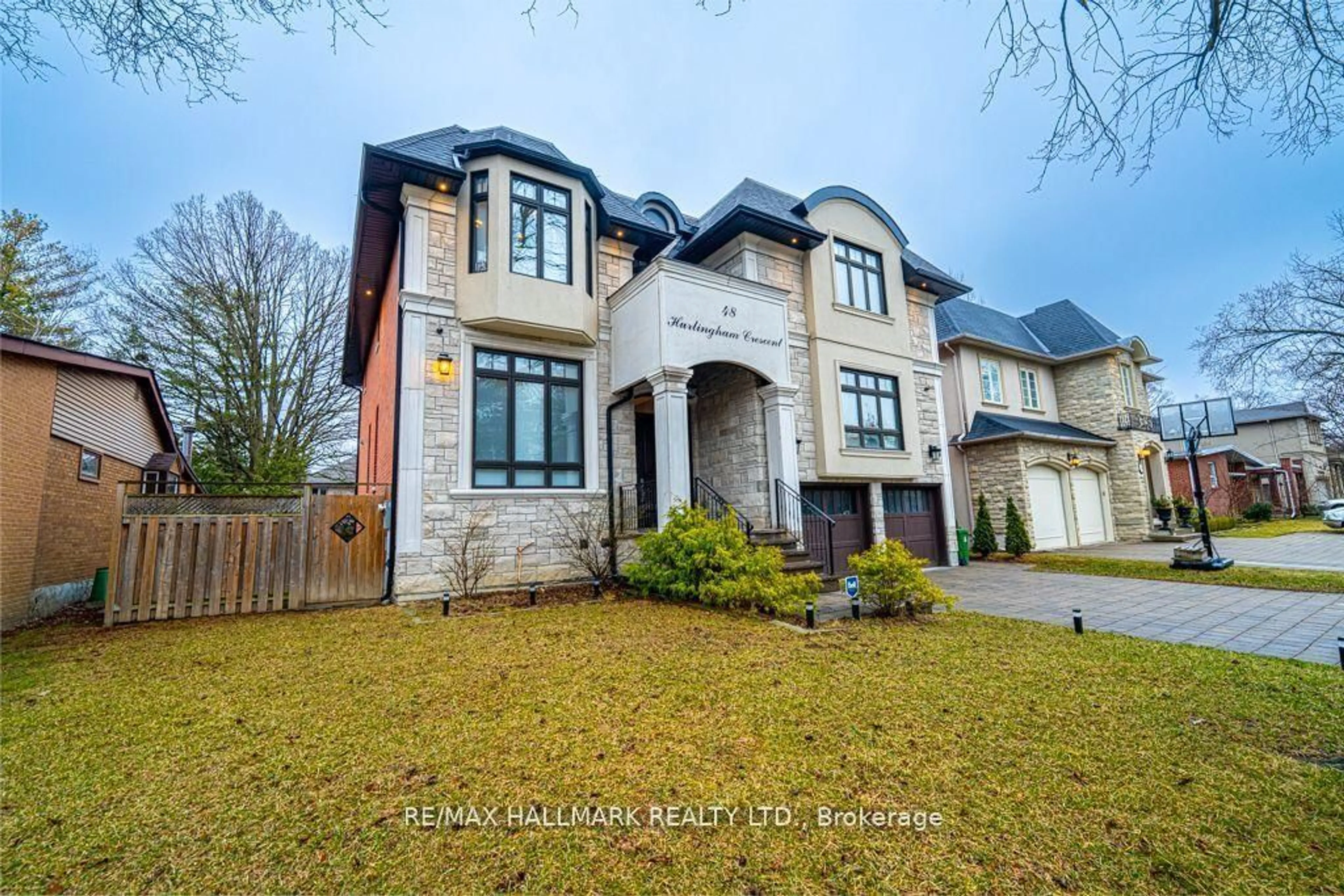 Home with brick exterior material, street for 48 Hurlingham Cres, Toronto Ontario M3B 2R1