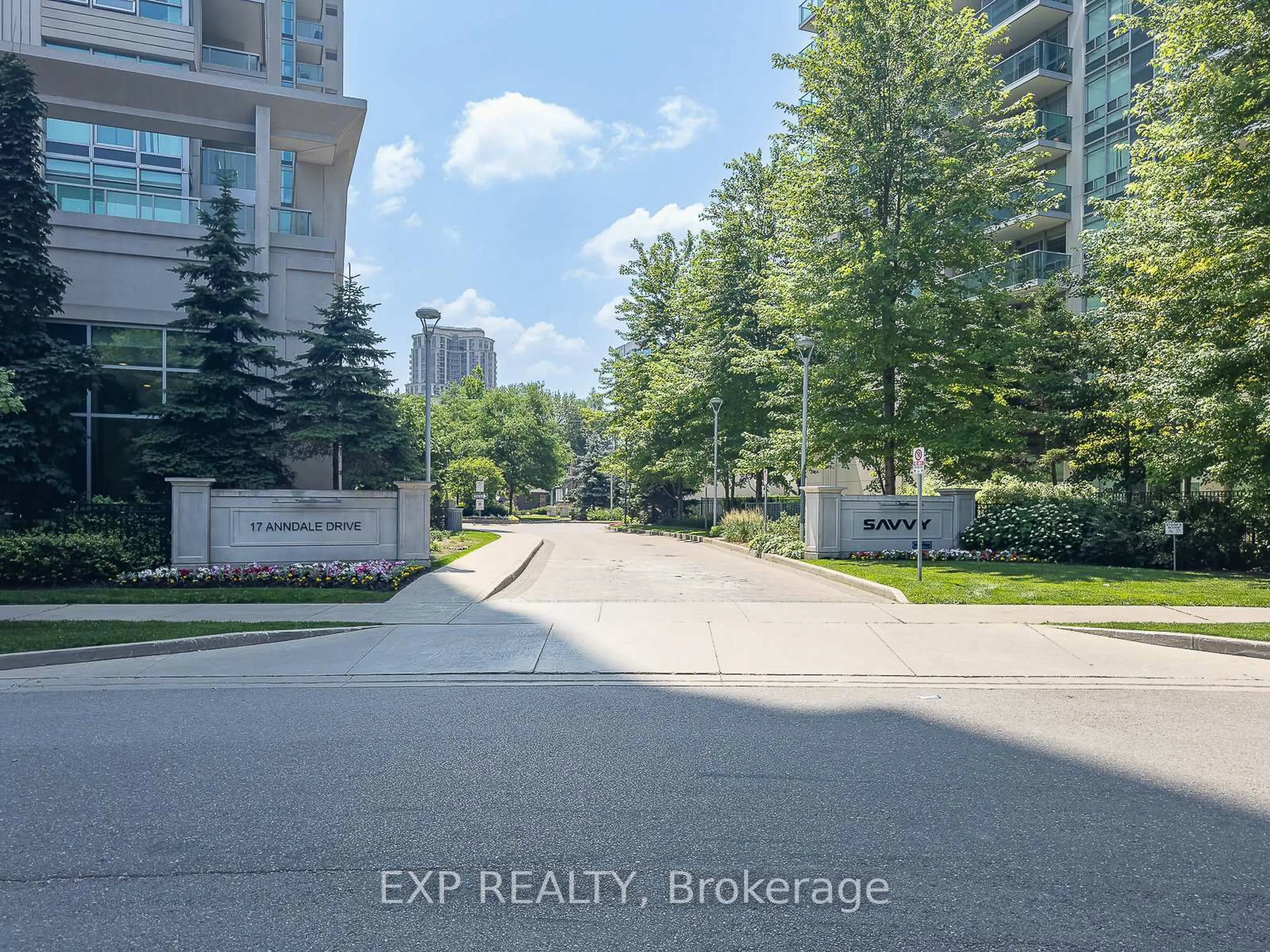 A pic from outside/outdoor area/front of a property/back of a property/a pic from drone, unknown for 17 Anndale Dr #2116, Toronto Ontario M2N 2W7
