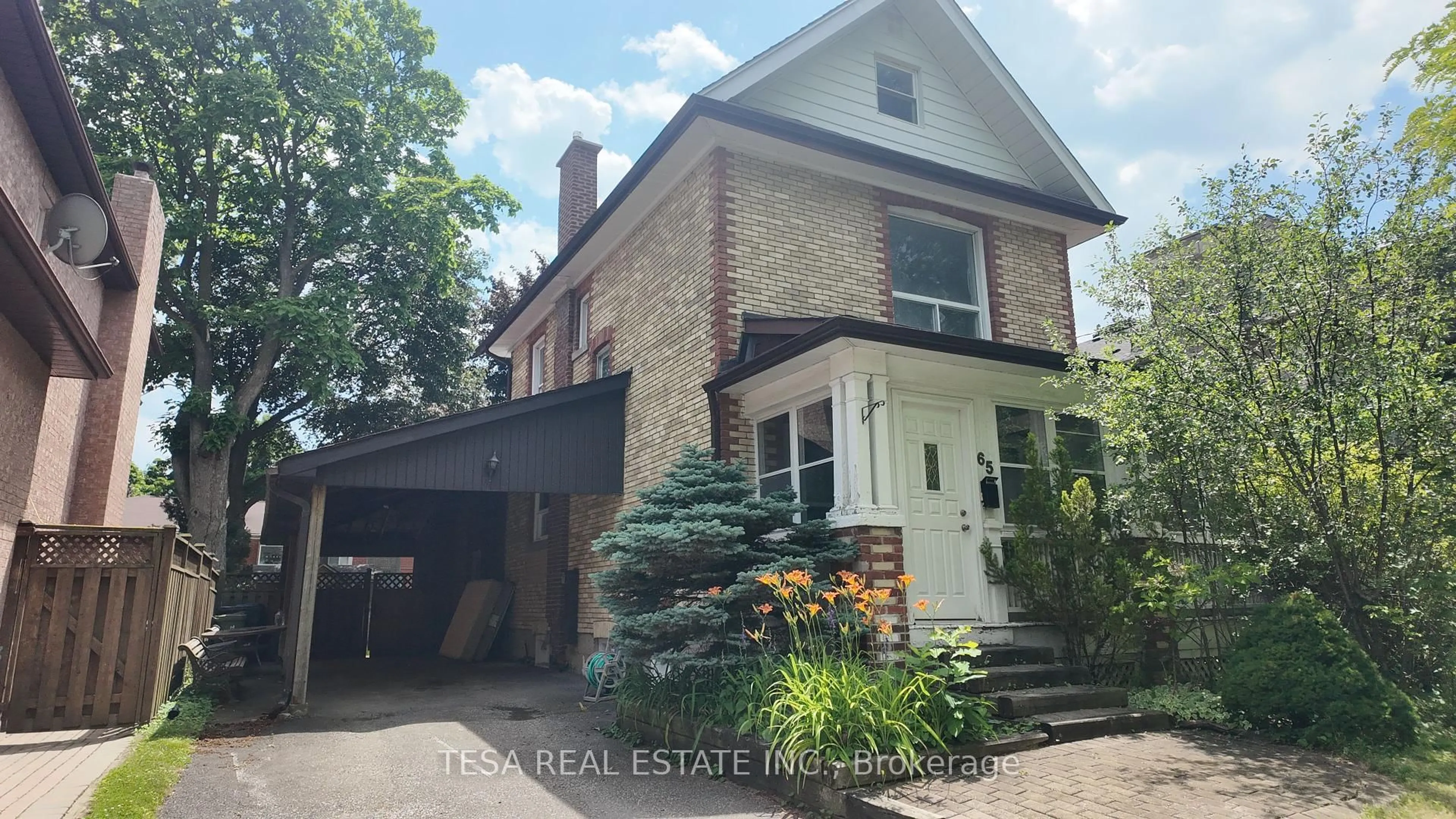 Home with brick exterior material, street for 65 Centre Ave, Toronto Ontario M2M 2L4