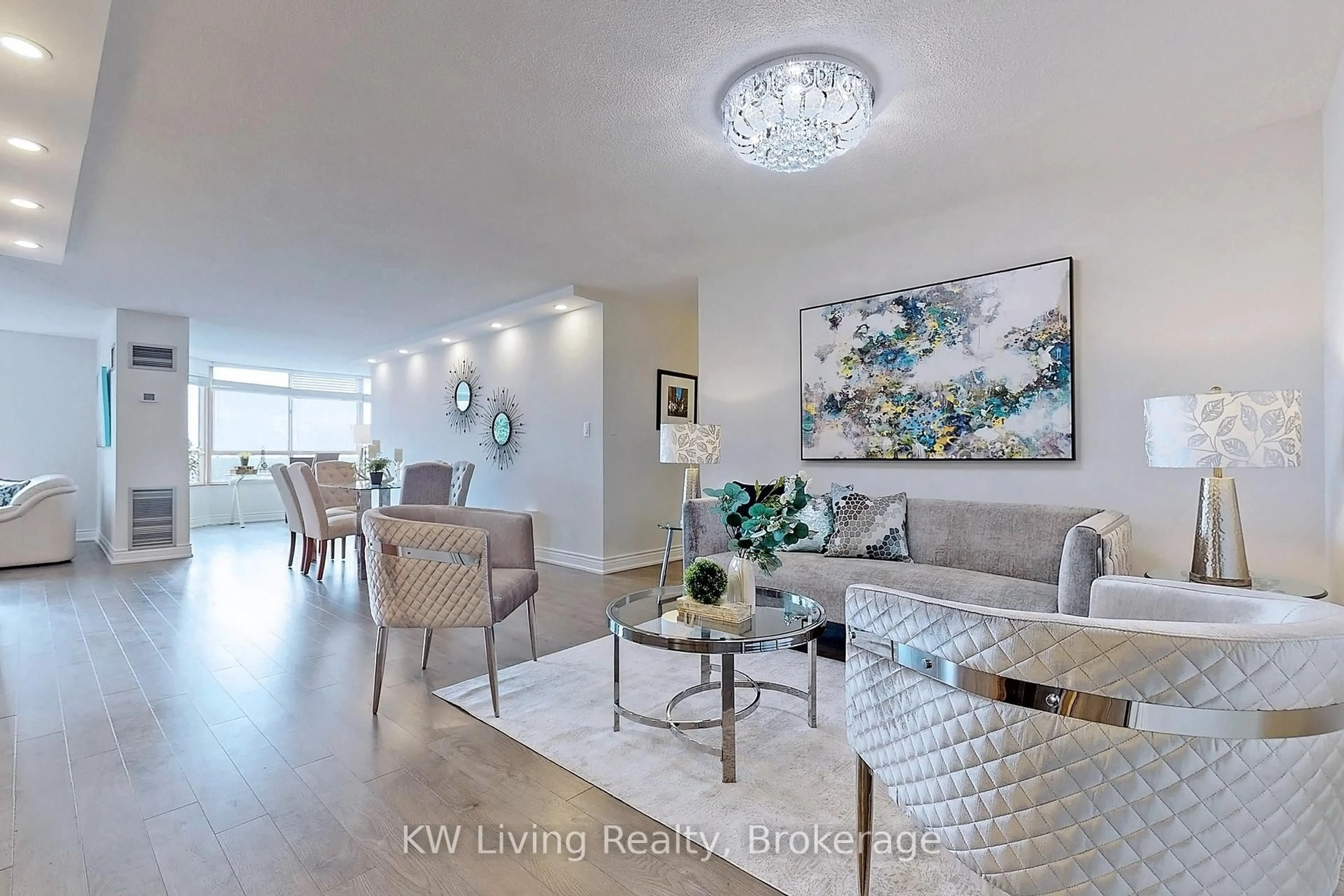 Living room with furniture, unknown for 5444 Yonge St #1404, Toronto Ontario M2N 6J4