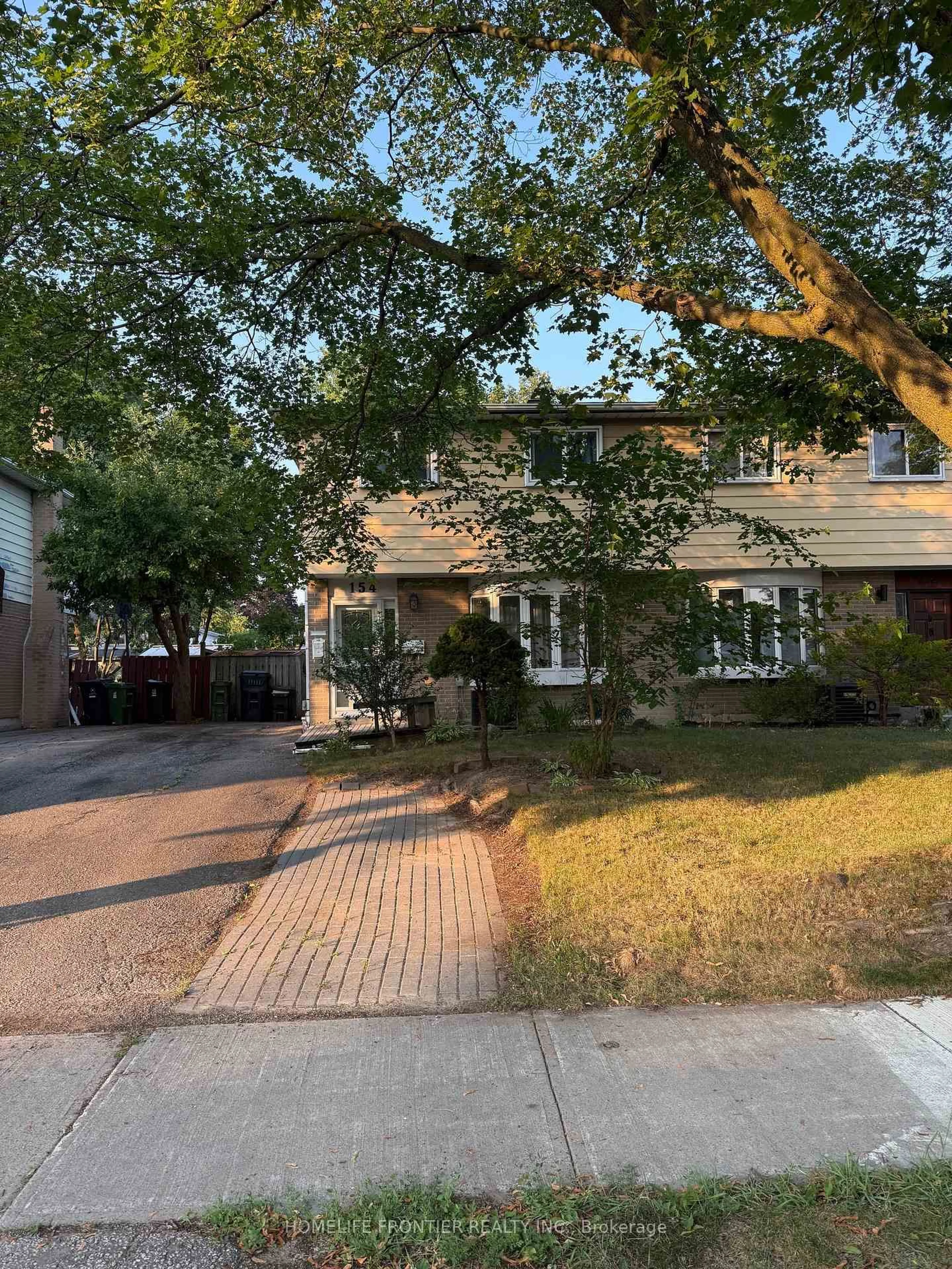 Home with brick exterior material, street for 154 Freshmeadow Dr, Toronto Ontario M2H 2R1