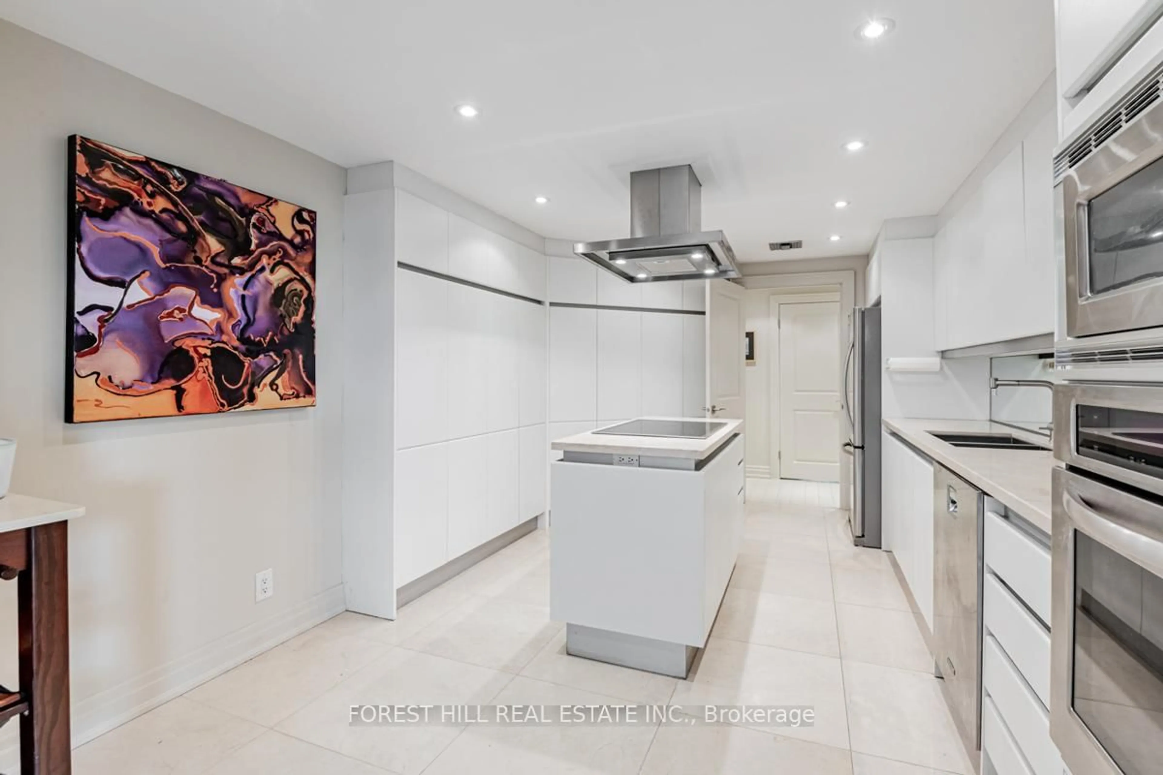 Contemporary kitchen, ceramic/tile floor for 55 Prince Arthur Ave #901, Toronto Ontario M5R 1B3