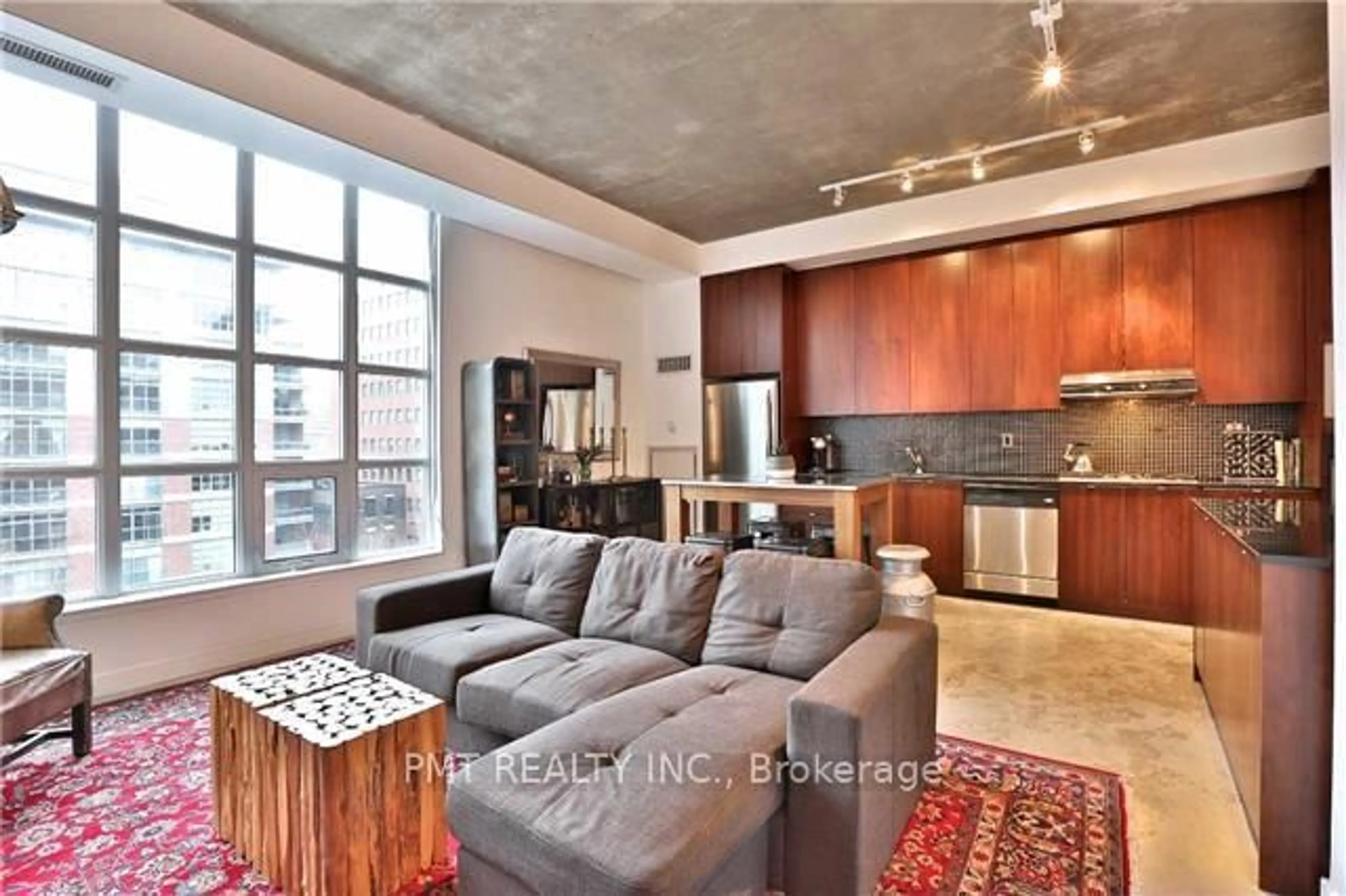 Living room with furniture, unknown for 23 Brant St #505, Toronto Ontario M5V 2L5