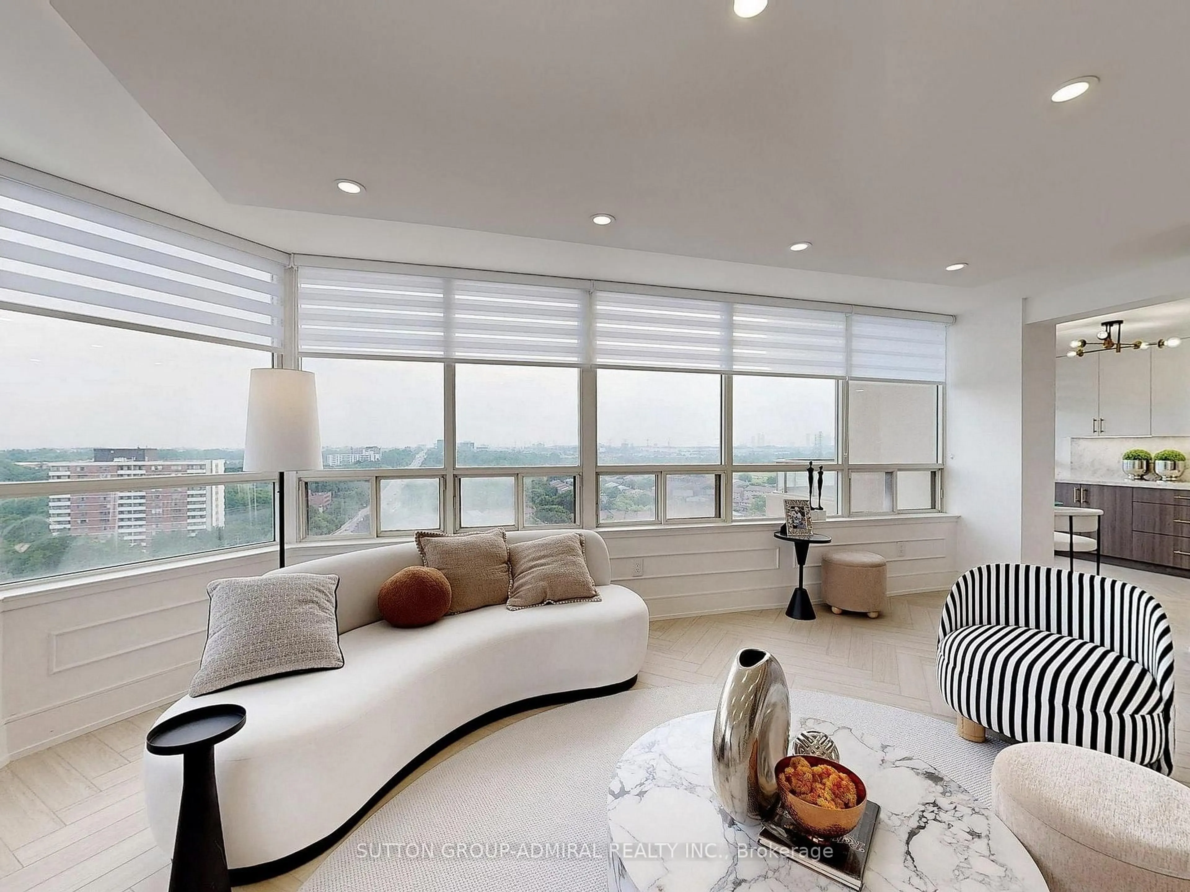 Living room with furniture, unknown for 10 Torresdale Ave #1204, Toronto Ontario M2R 3V8