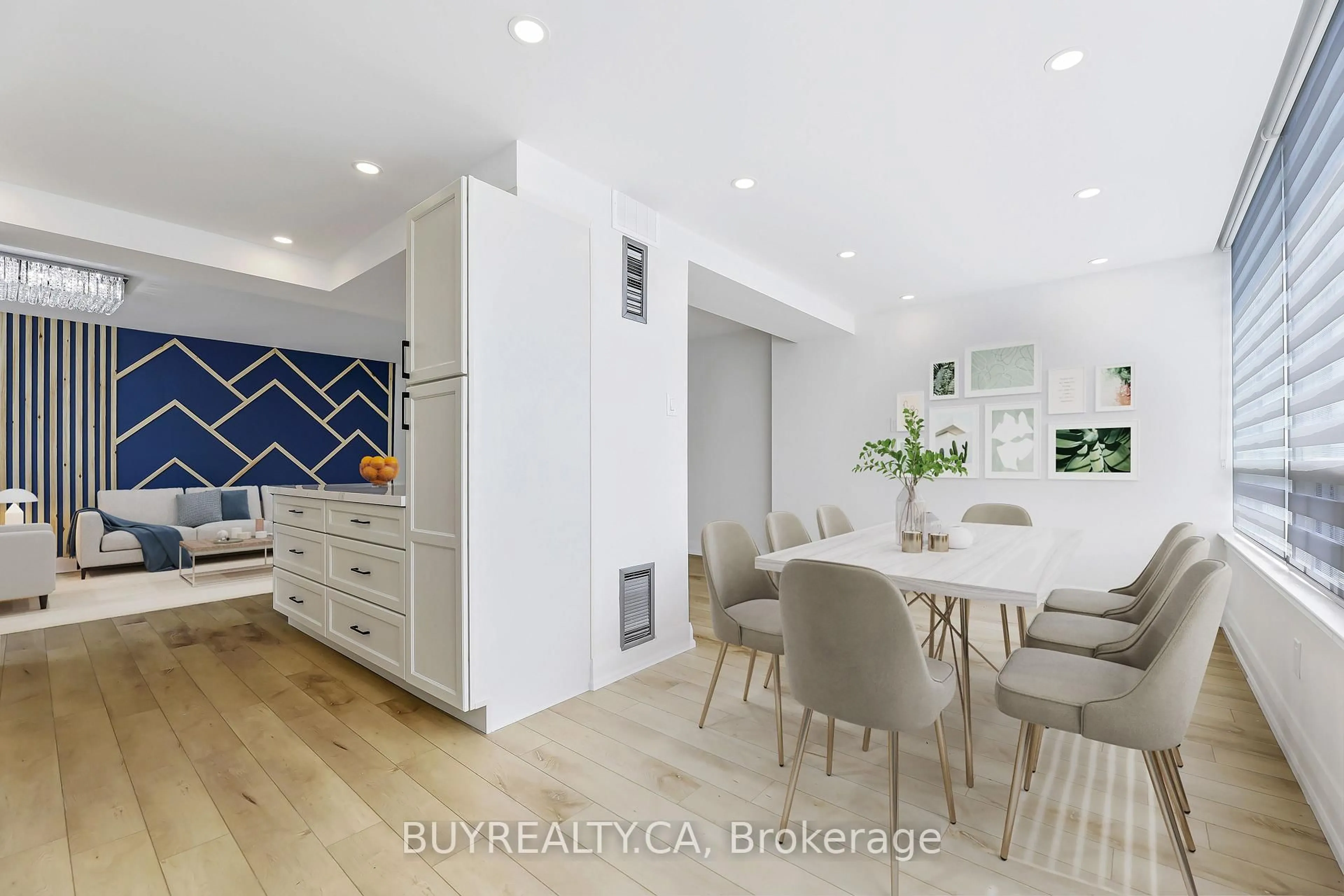 Open concept kitchen, ceramic/tile floor for 1131 Steeles Ave #410, Toronto Ontario M2R 3W8