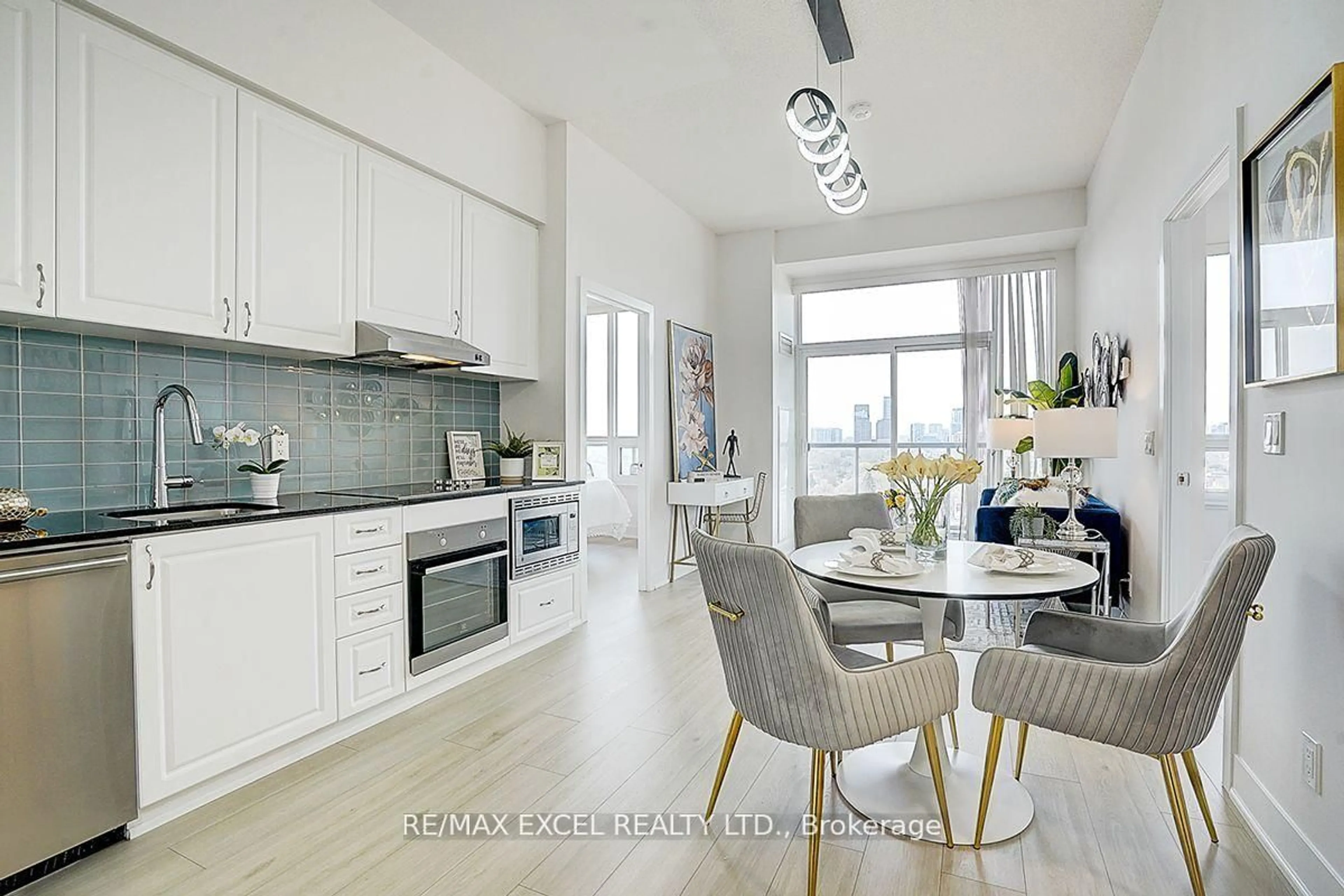 Open concept kitchen, unknown for 7 Kenaston Gdns #Lph5, Toronto Ontario M2K 1G7