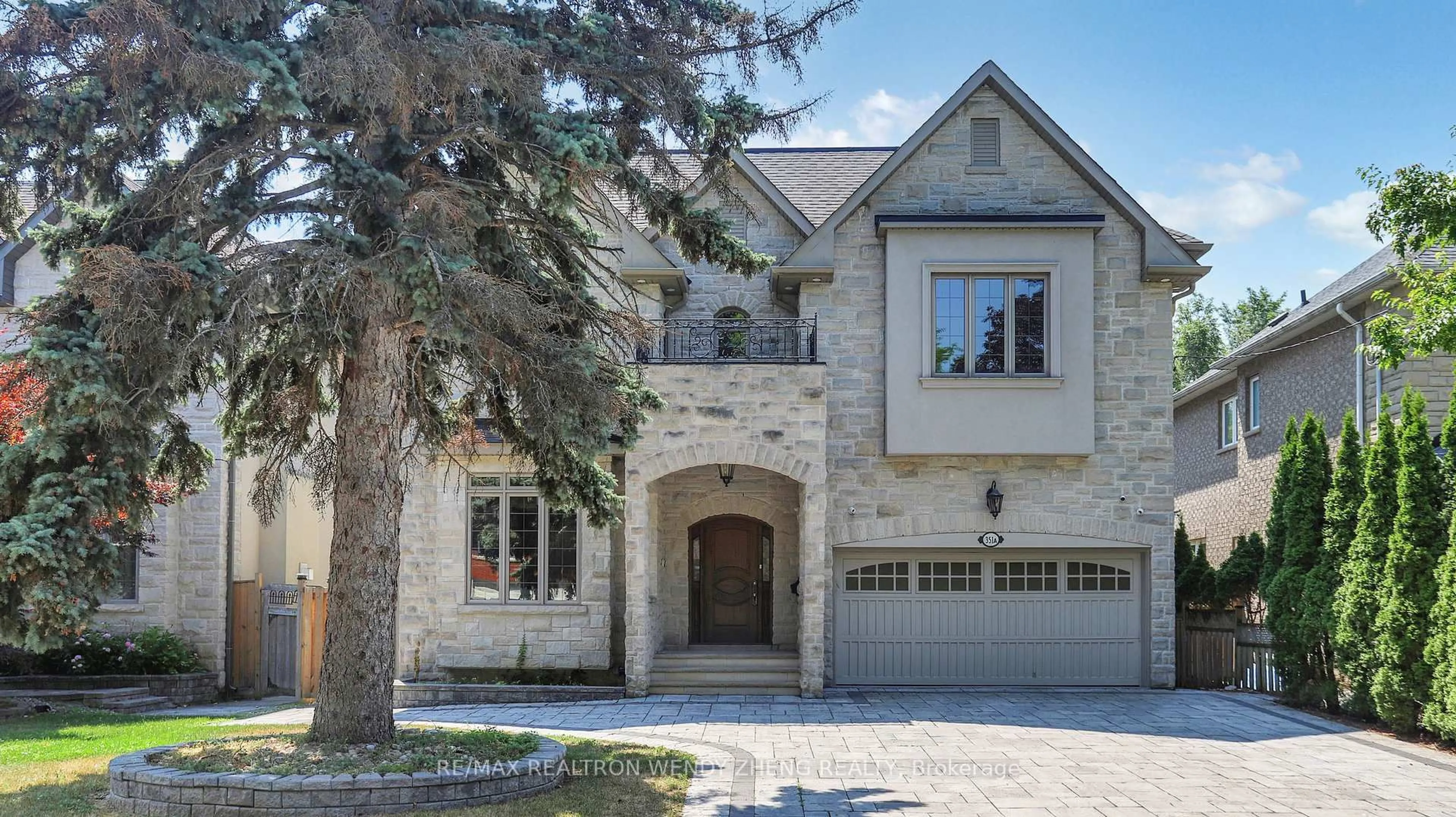 Home with brick exterior material, street for 351A Greenfield Ave, Toronto Ontario M2N 3E9
