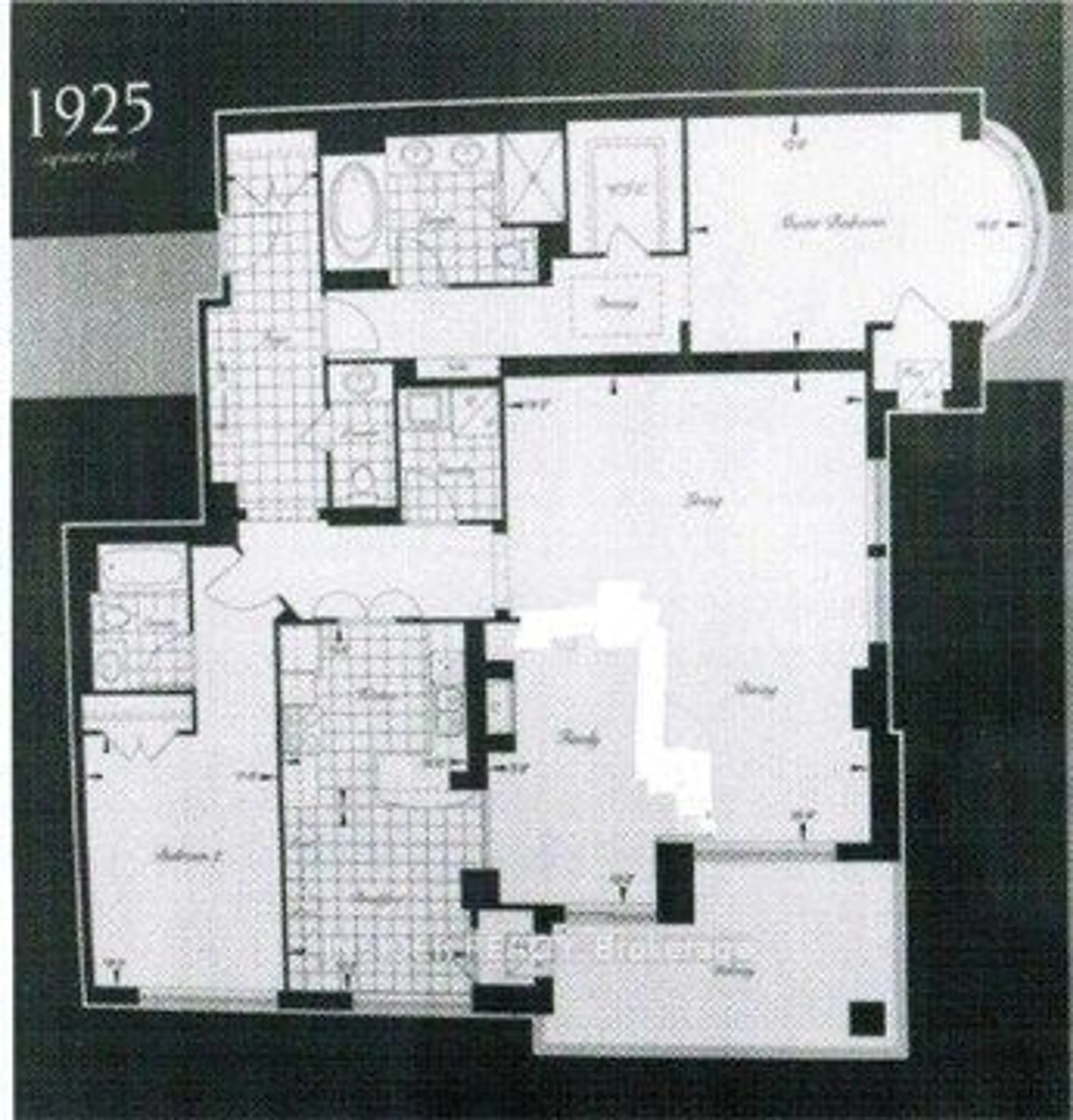 Floor plan for 660 Sheppard Ave #305, Toronto Ontario M2K 3E5