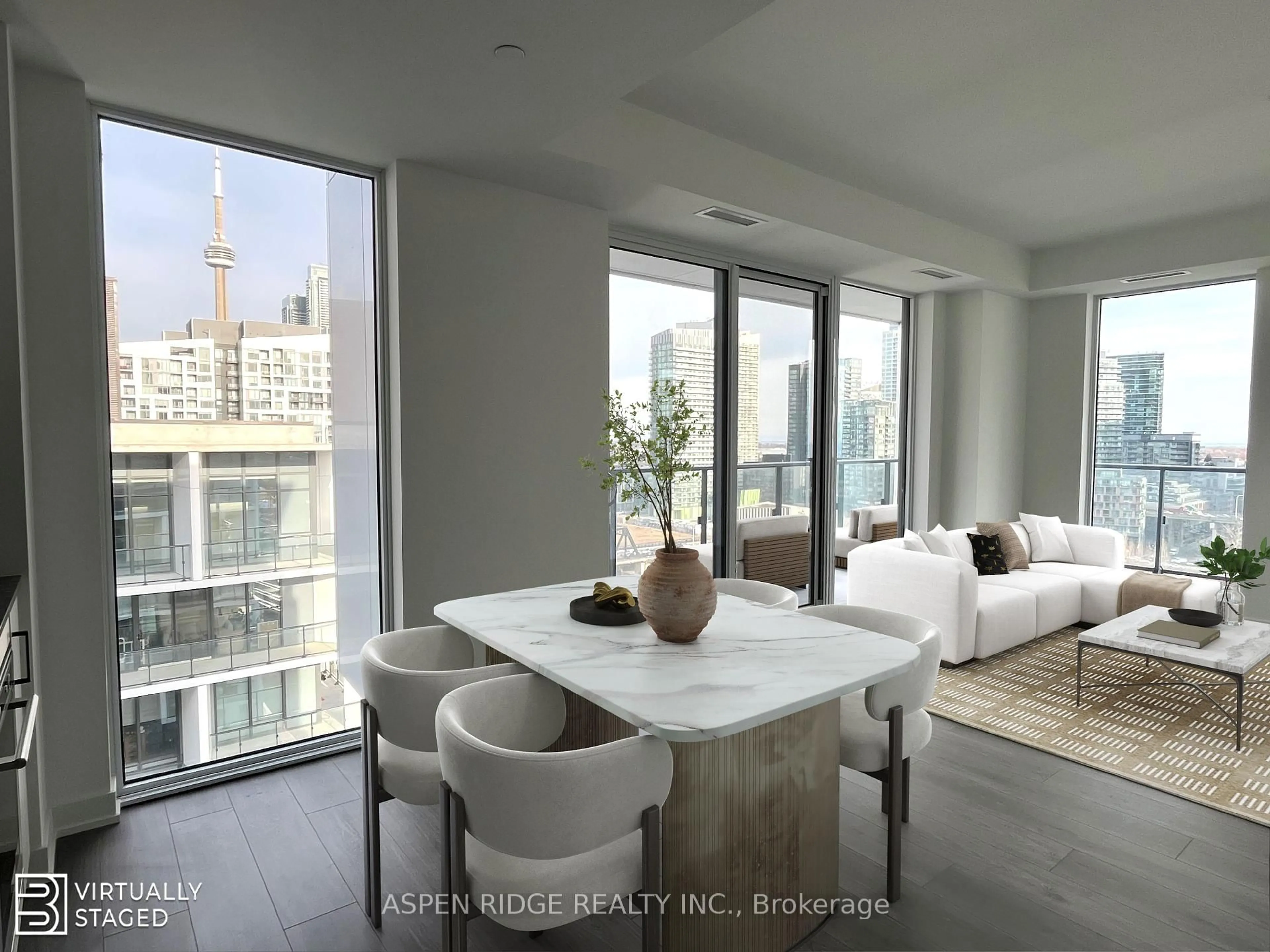 Living room with furniture, unknown for 9 TECUMSETH St #1402, Toronto Ontario M5V 3G4