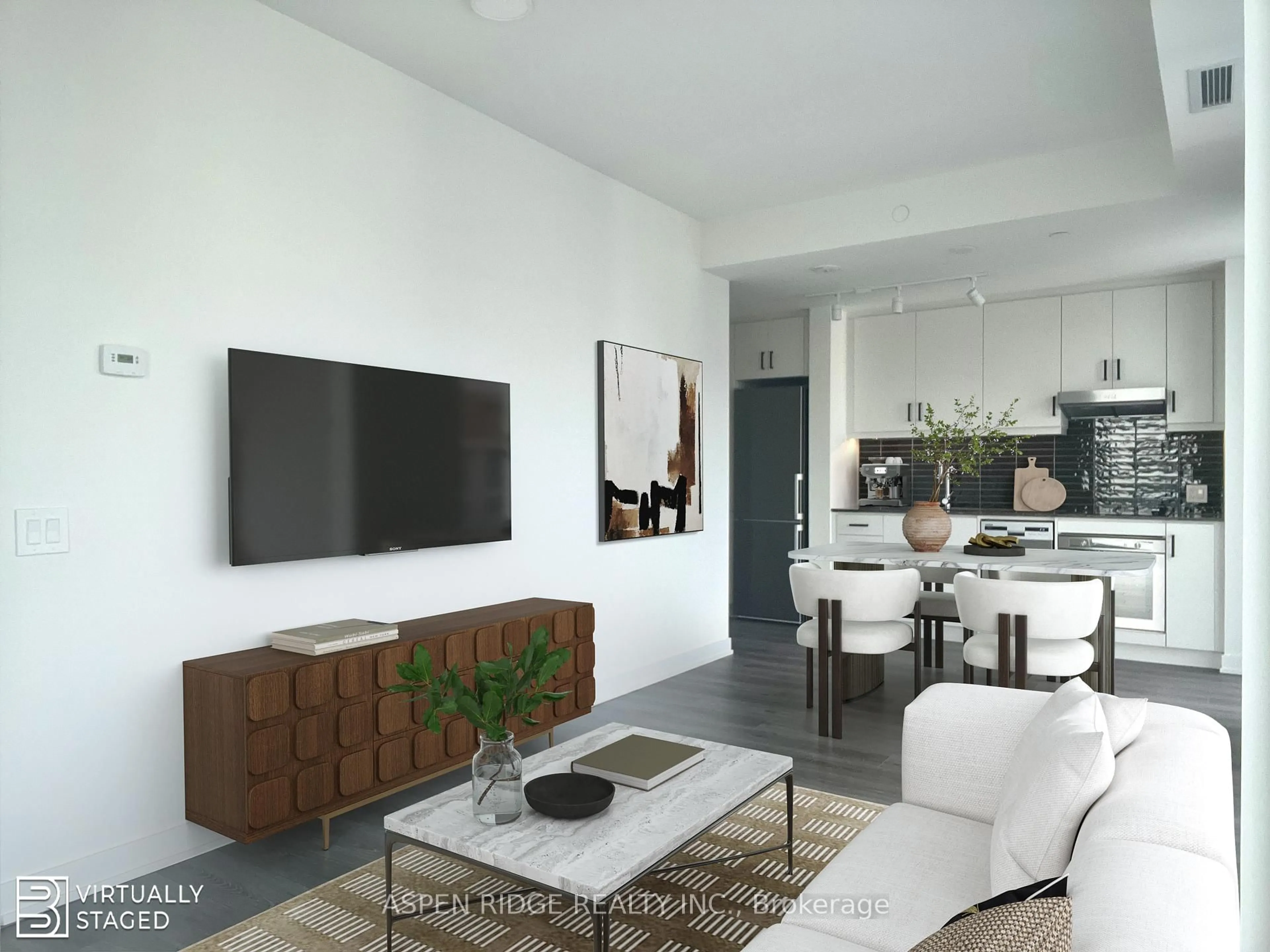 Living room with furniture, unknown for 9 TECUMSETH St #1402, Toronto Ontario M5V 3G4