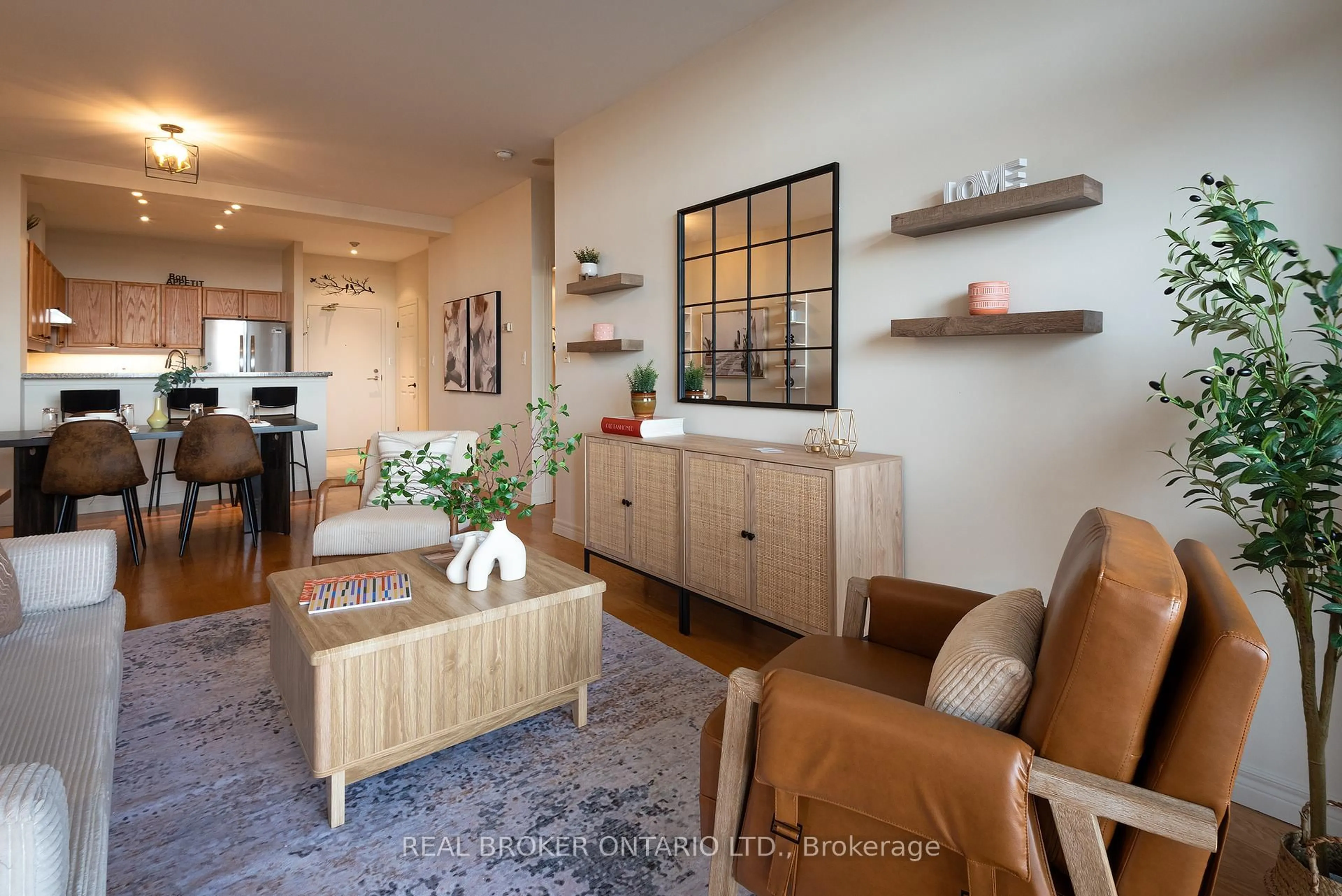 Living room with furniture, unknown for 1 Leaside Park Dr #404, Toronto Ontario M4H 1R1
