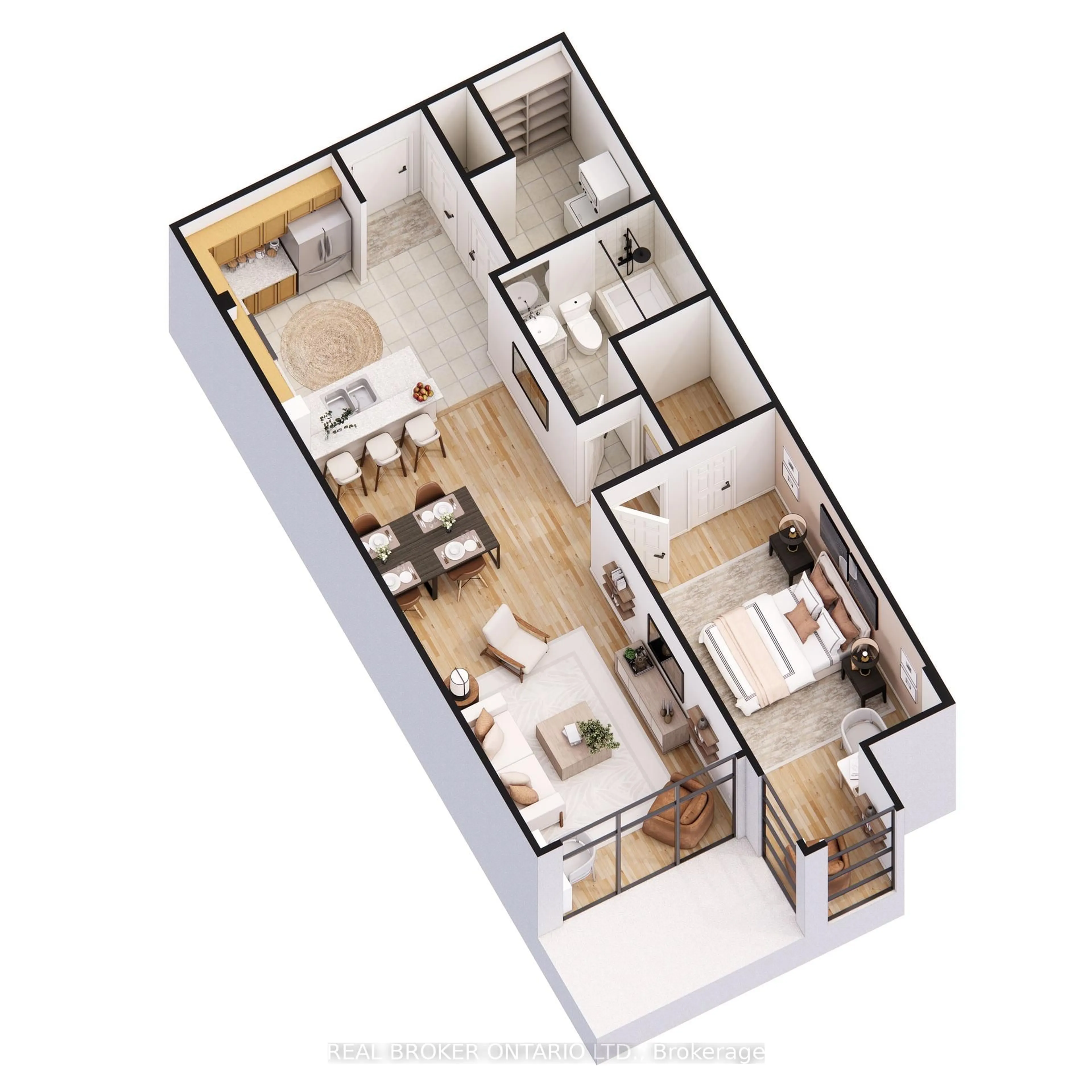 Floor plan for 1 Leaside Park Dr #404, Toronto Ontario M4H 1R1