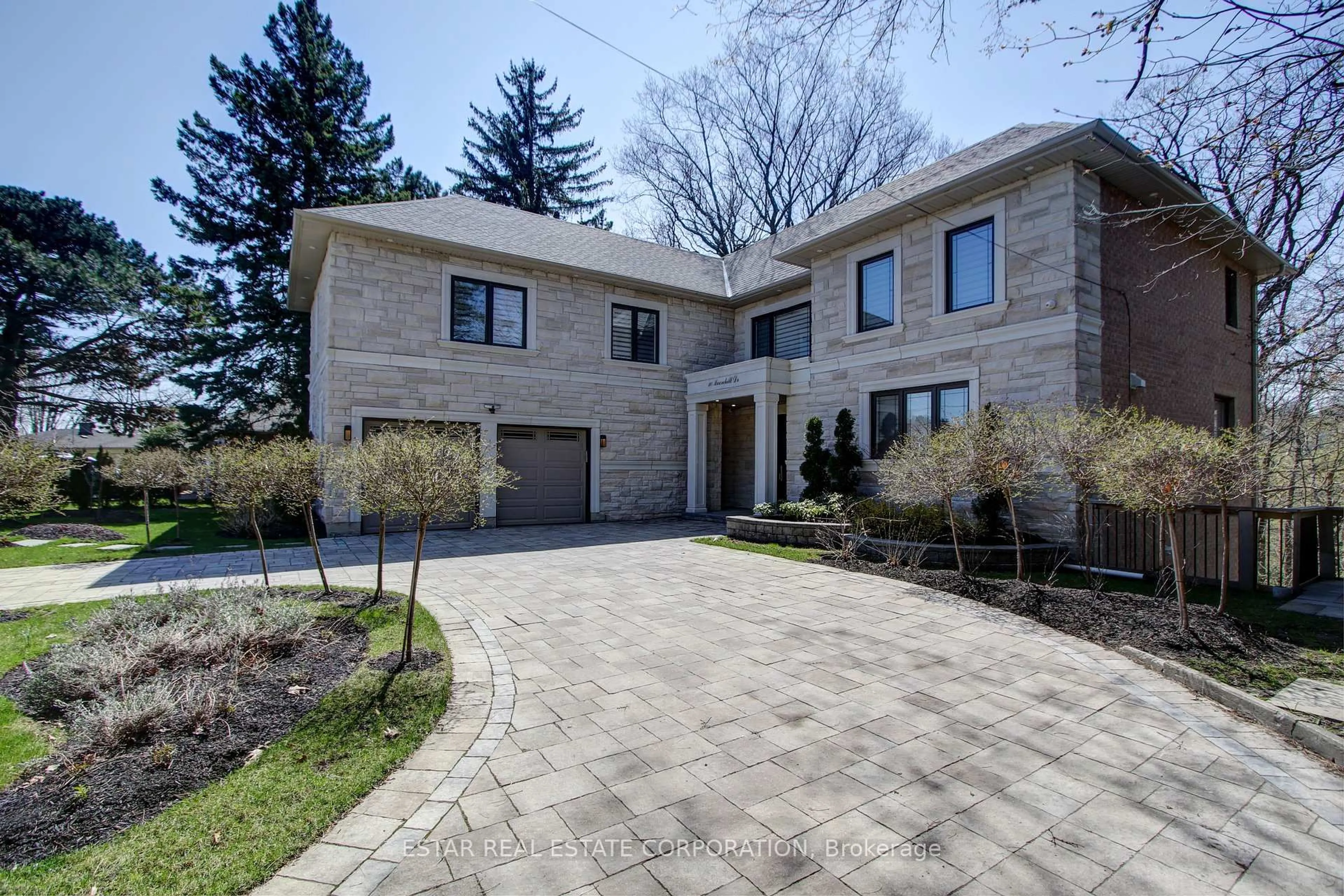 Home with brick exterior material, street for 10 Moorehill Dr, Toronto Ontario M4G 1A1