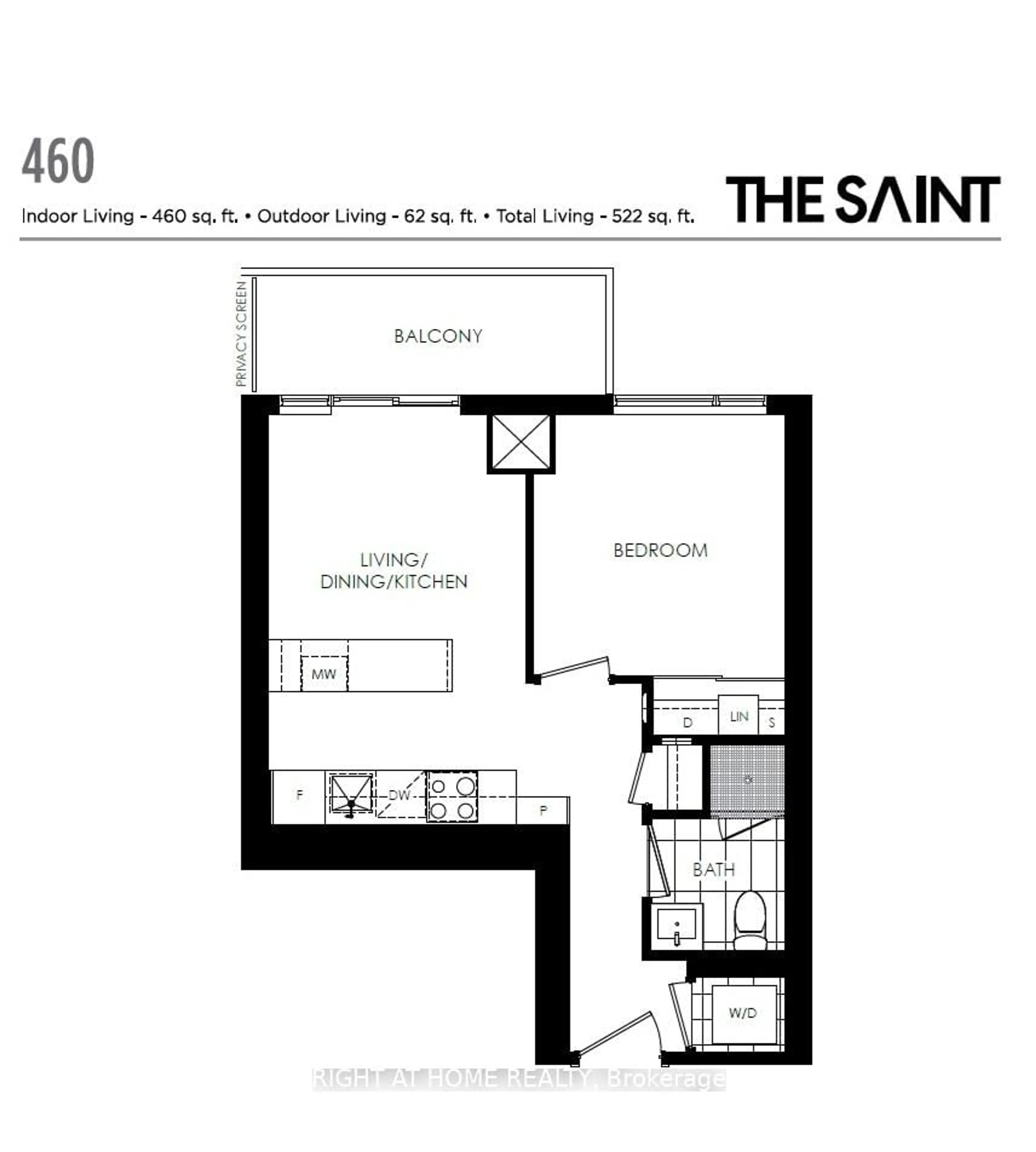Floor plan for 89 CHURCH St #4801, Toronto Ontario M5C 0B7