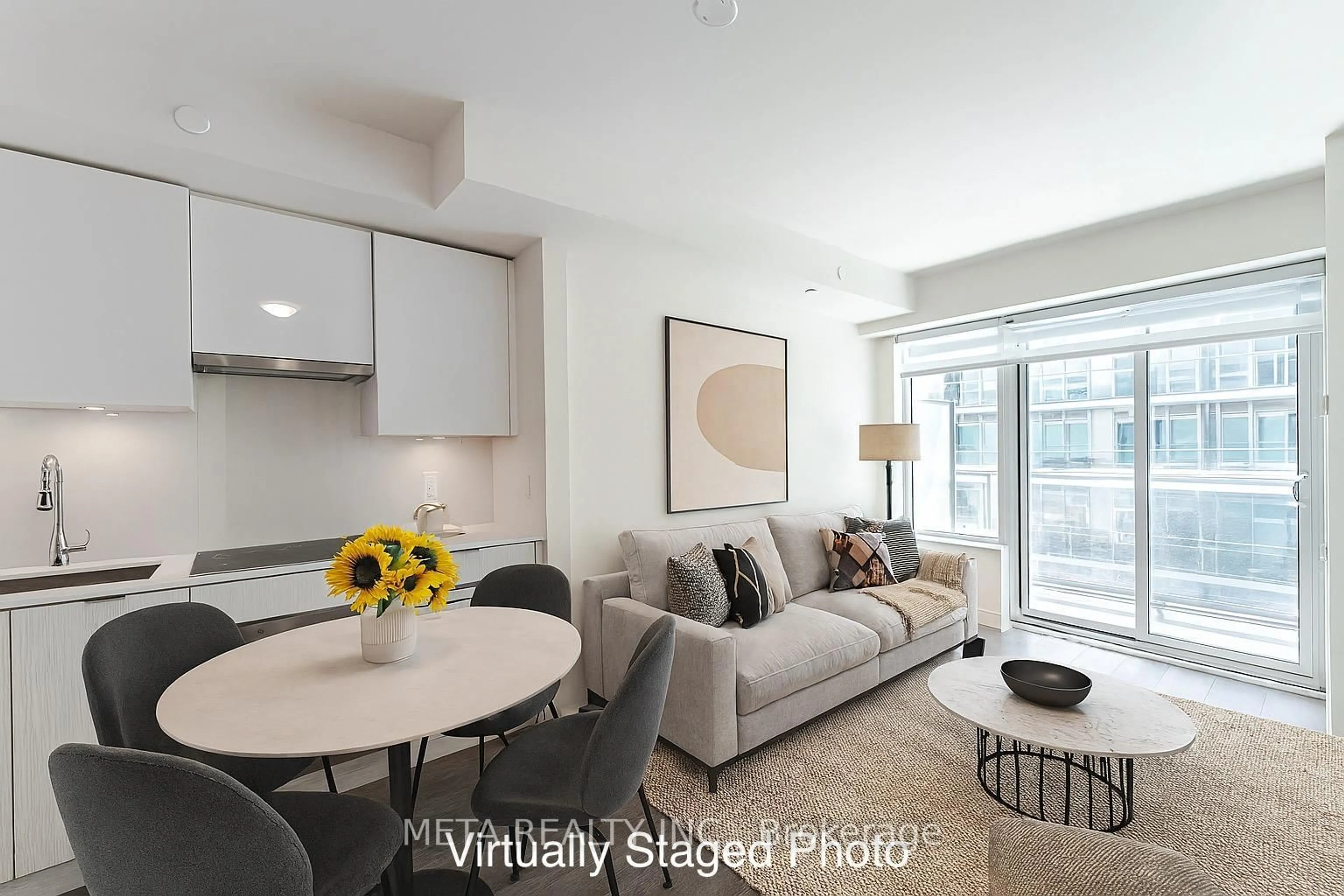 Living room with furniture, floor is not visible for 99 Broadway Ave #3606, Toronto Ontario M4P 0E3